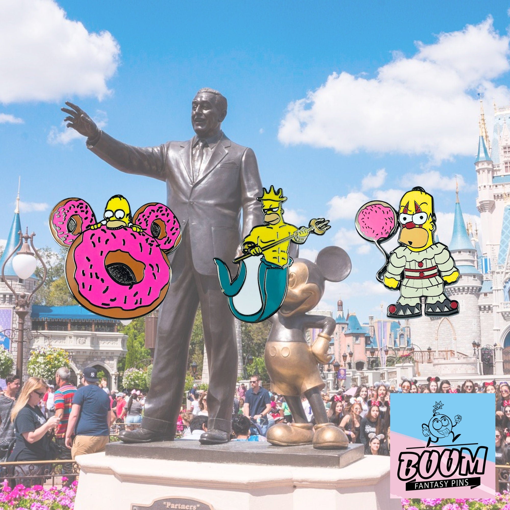 Pin – Homer Simpson de Los Simpson – Fantasía Disney