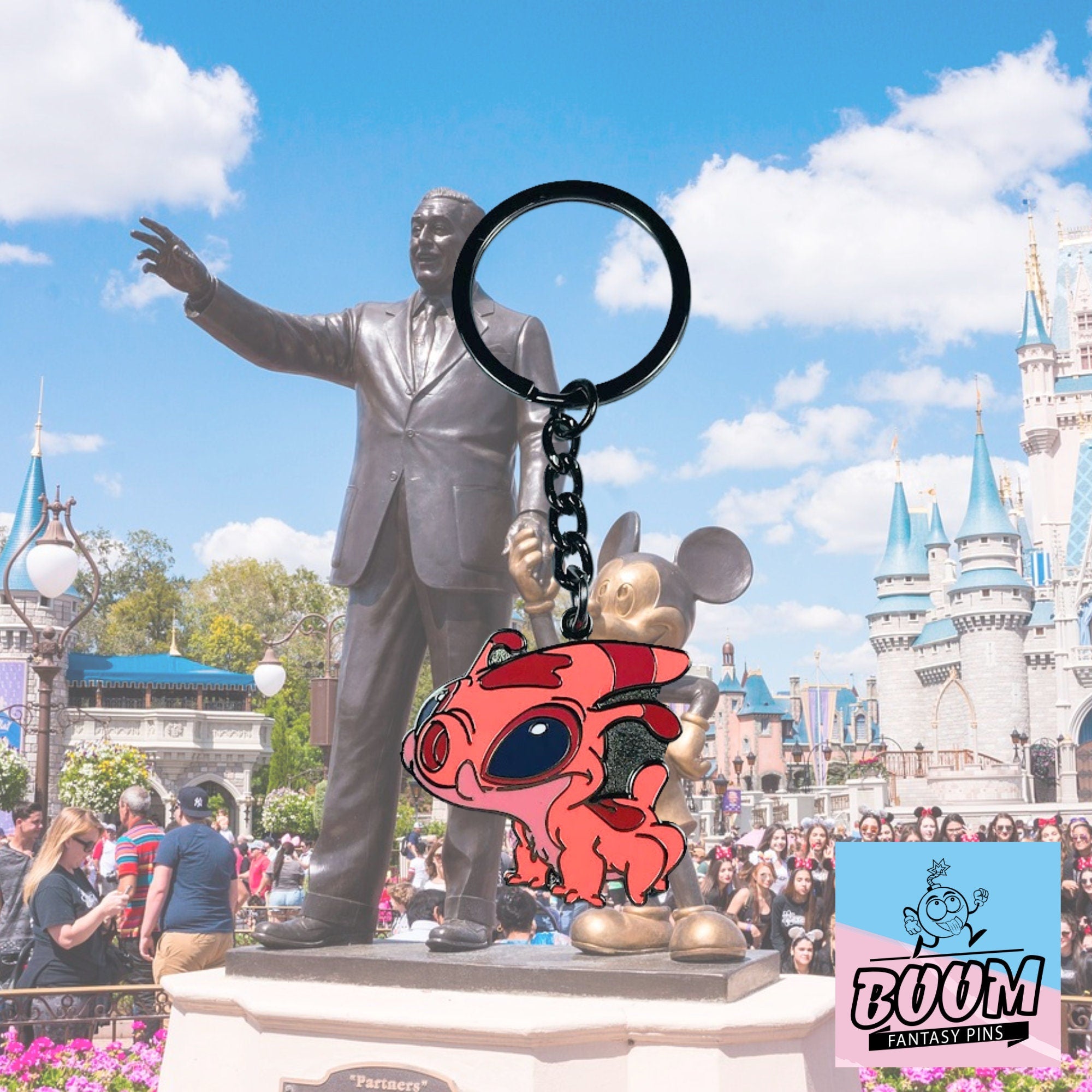 Llavero – Experimento 619 Splodyhead de Lilo y Stitch – Disney Fantasy