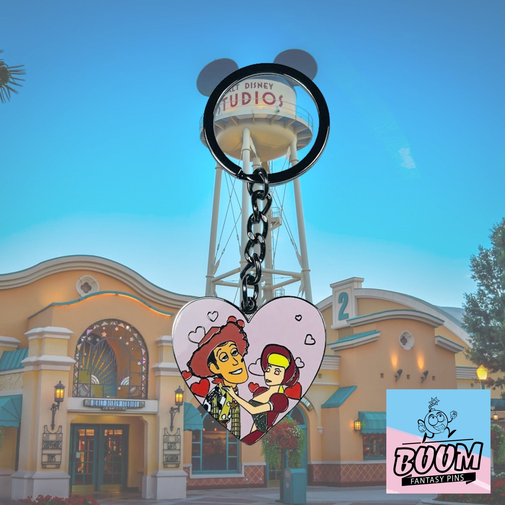 Llavero – Woody y Bo Peep de Toy Story – Disney Fantasy