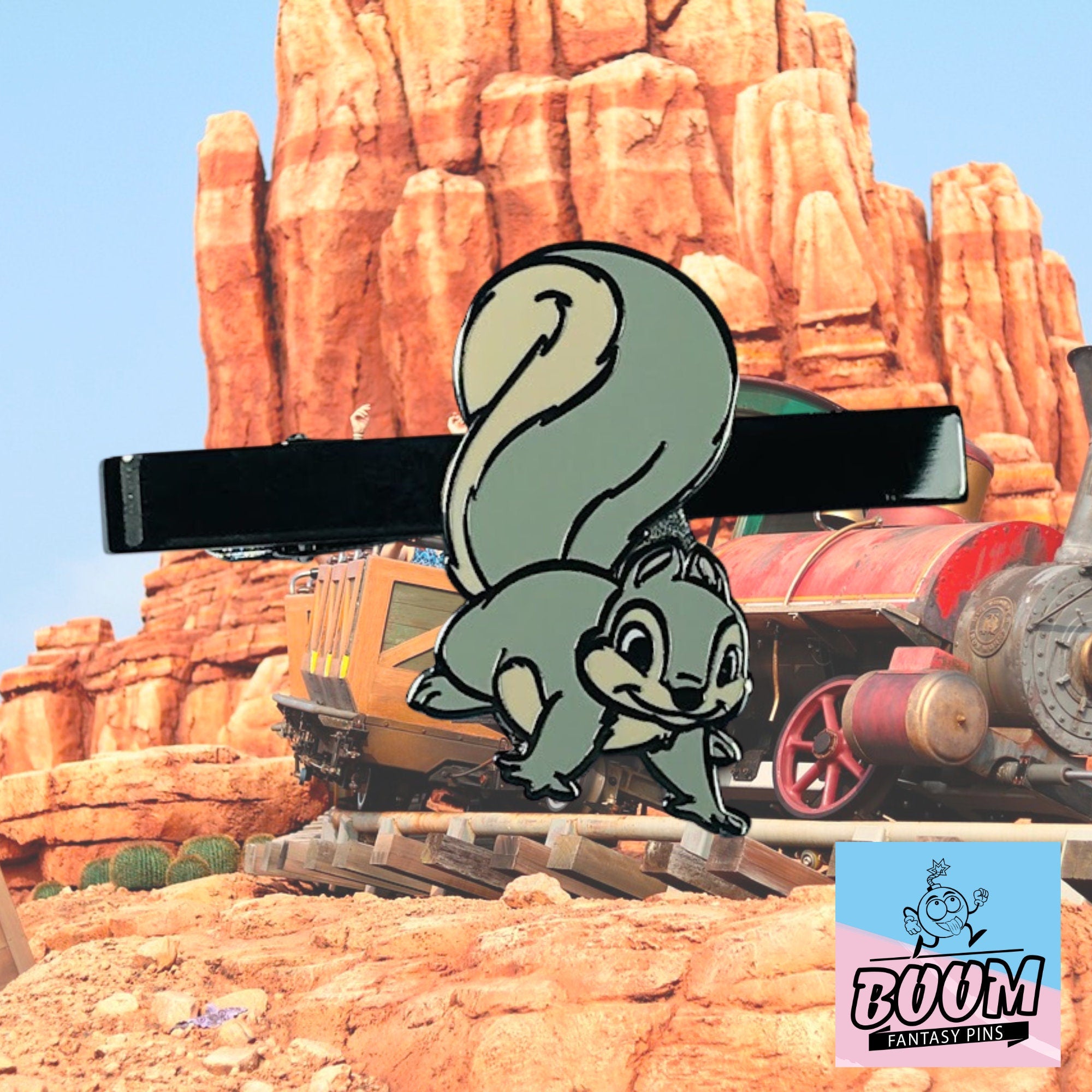 Pinza de corbata – Ardilla gris de Bambi – Disney Fantasy