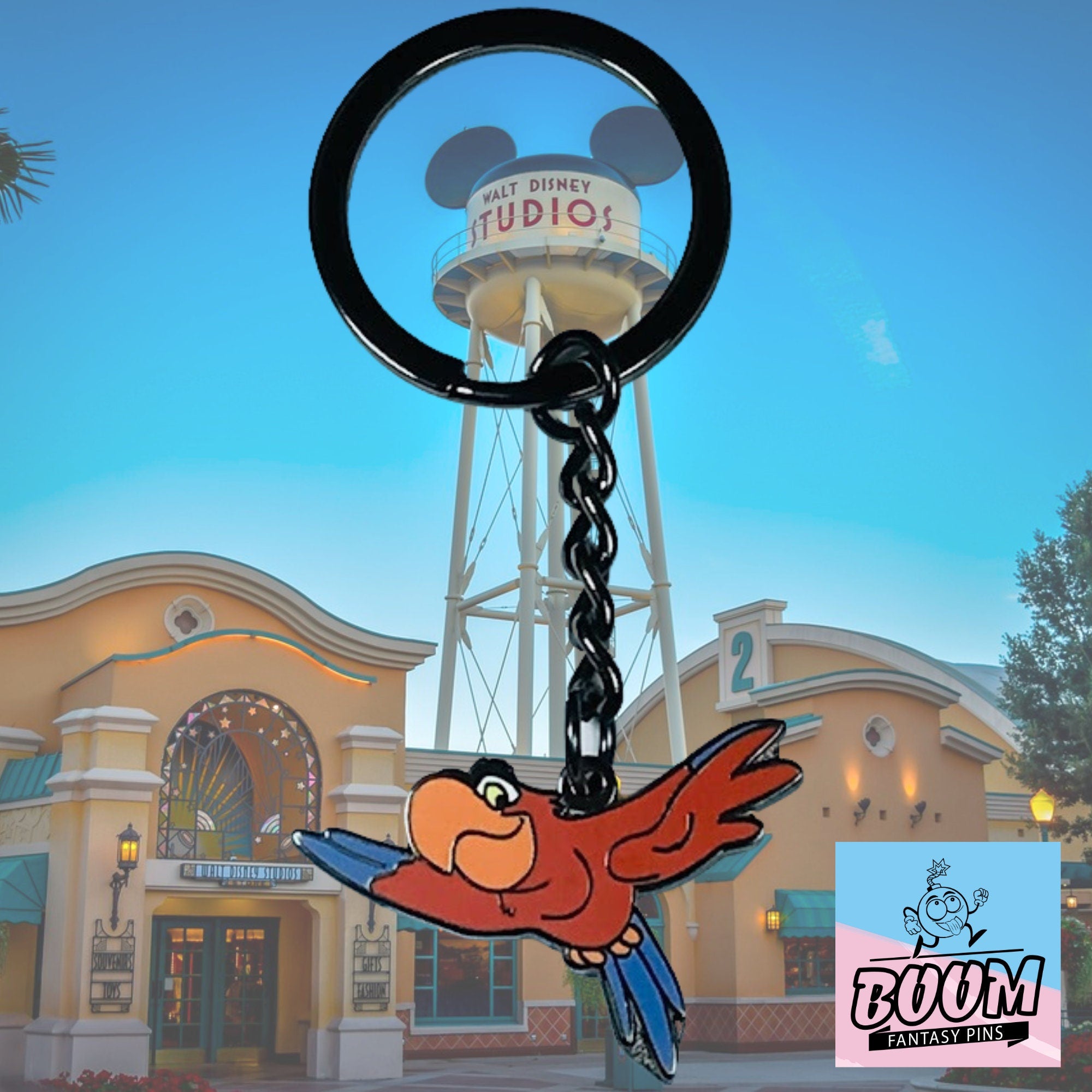 Porte-clés – Iago d'Aladdin – Disney Fantasy