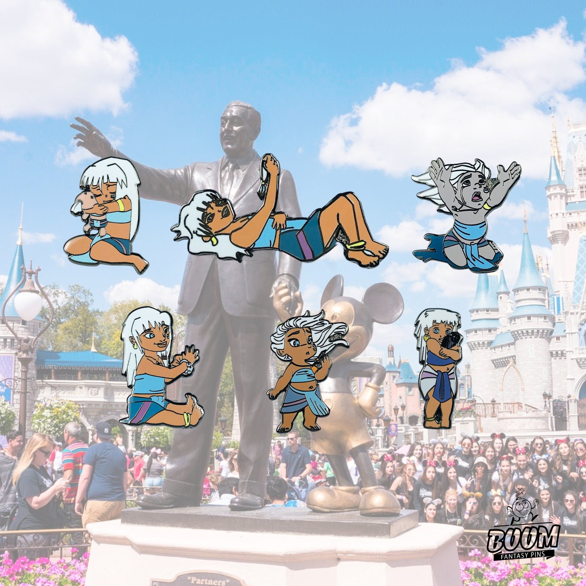 Pin's – Kida Nedakh d'Atlantide, l'empire perdu – Disney Fantasy