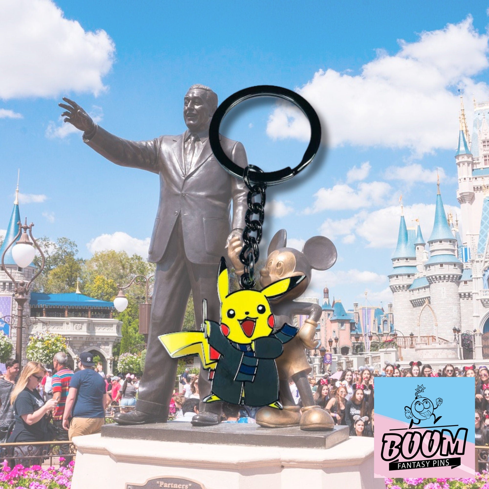 Llavero – Pikachu de Pokémon y Harry Potter – Disney Fantasy