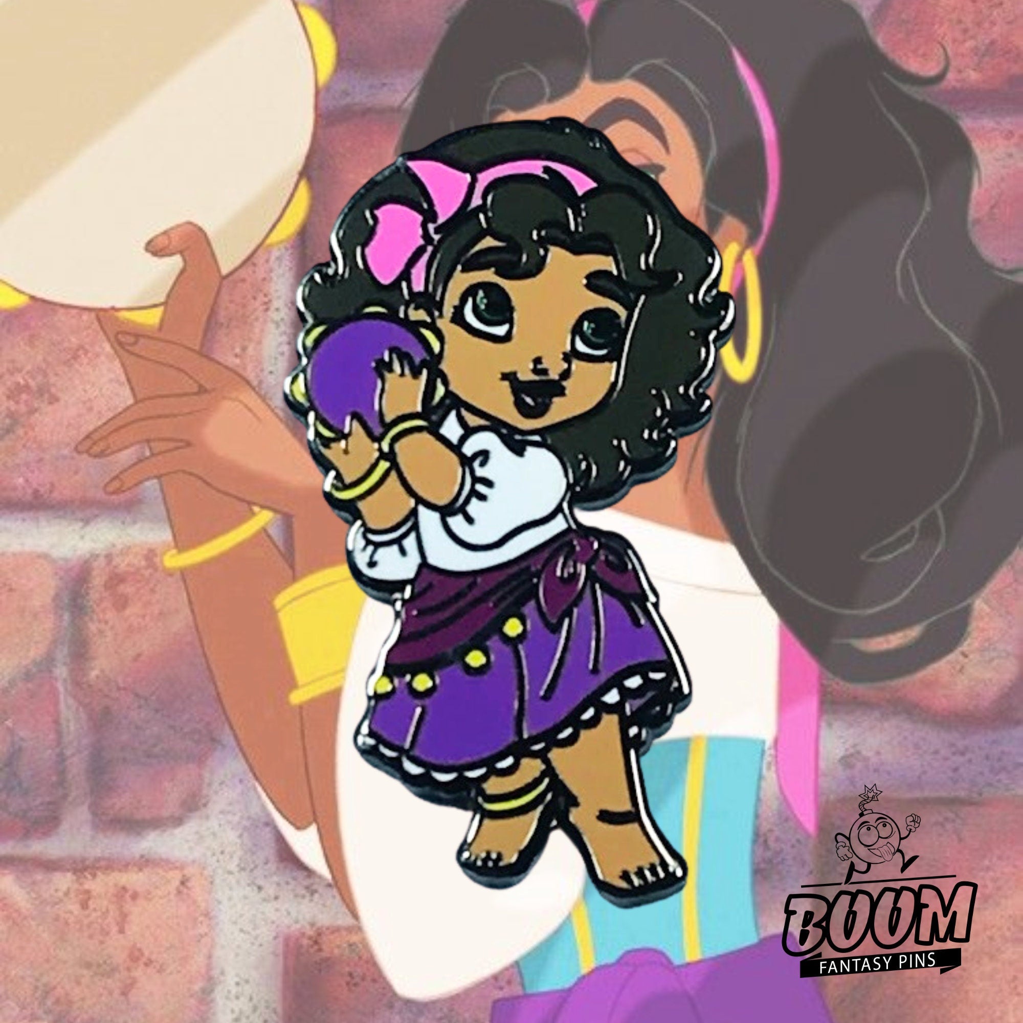 Pin – Esmeralda de El Jorobado de Notre Dame – Disney Fantasy