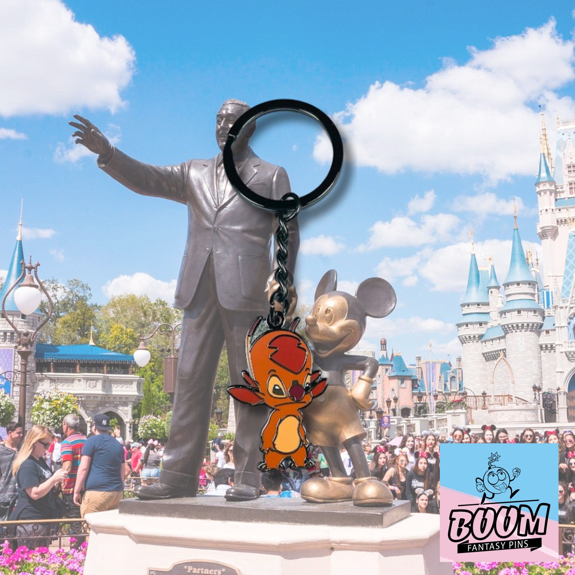 Llavero – Experimento 032 Fibra de Lilo y Stitch – Disney Fantasy