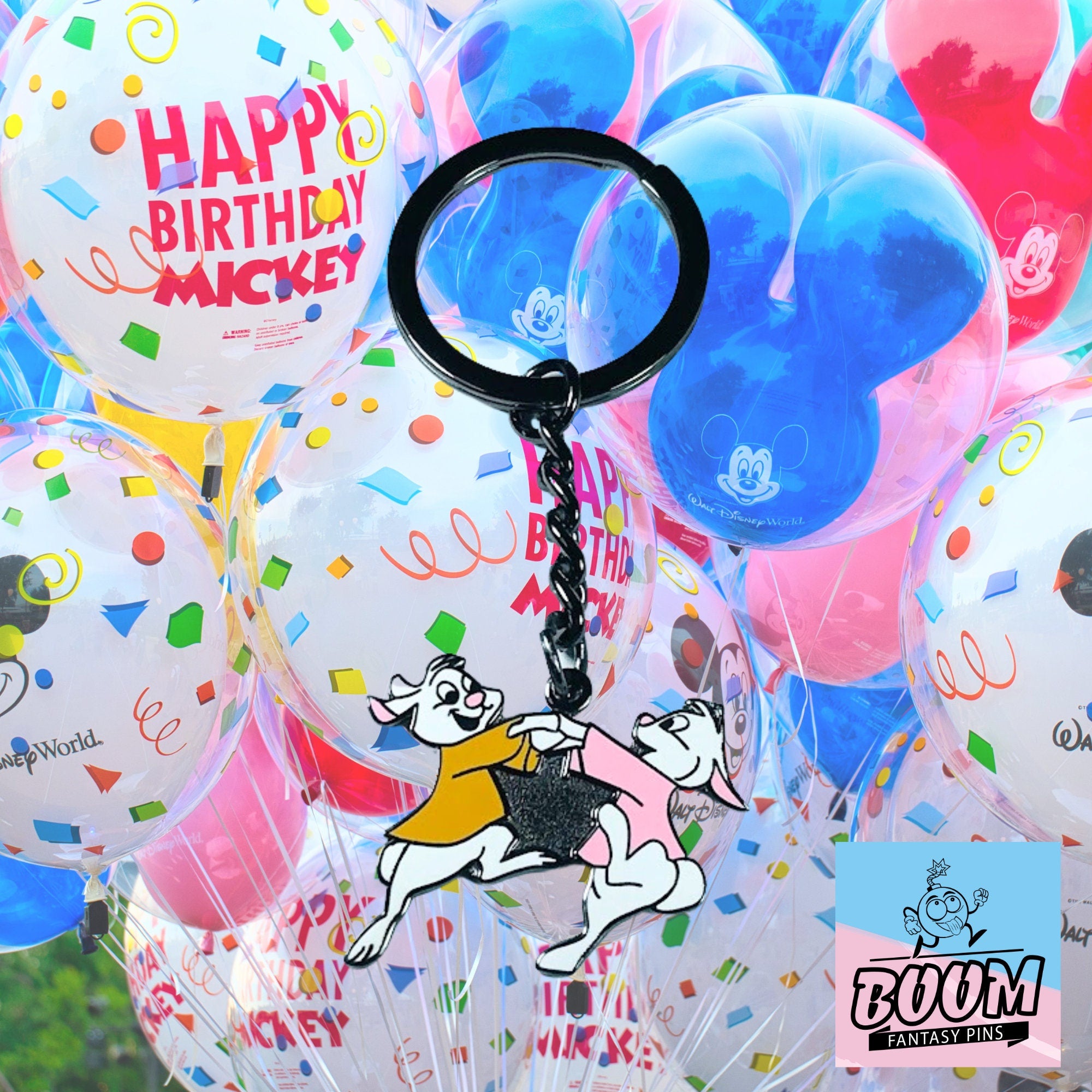 Porte-clés – Skippy Yellow et Sis Bunny de Robin des Bois – Disney Fantasy