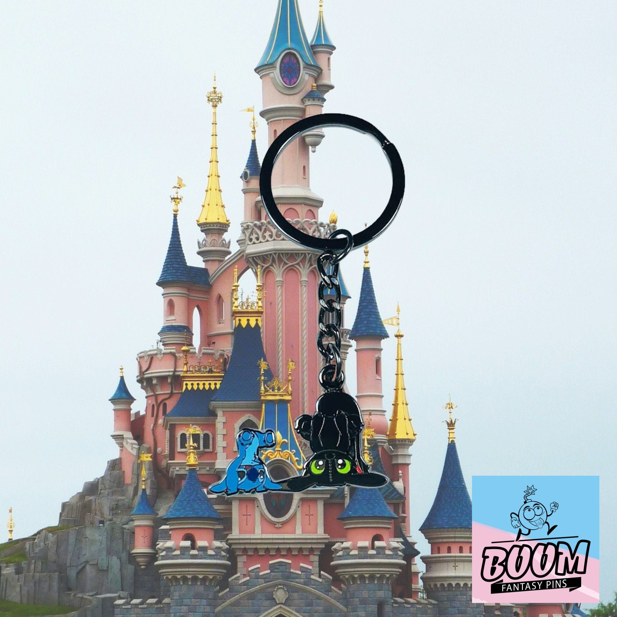 Llavero – Experimento 626 Stitch y Desdentao de Lilo y Stitch – Disney Fantasy