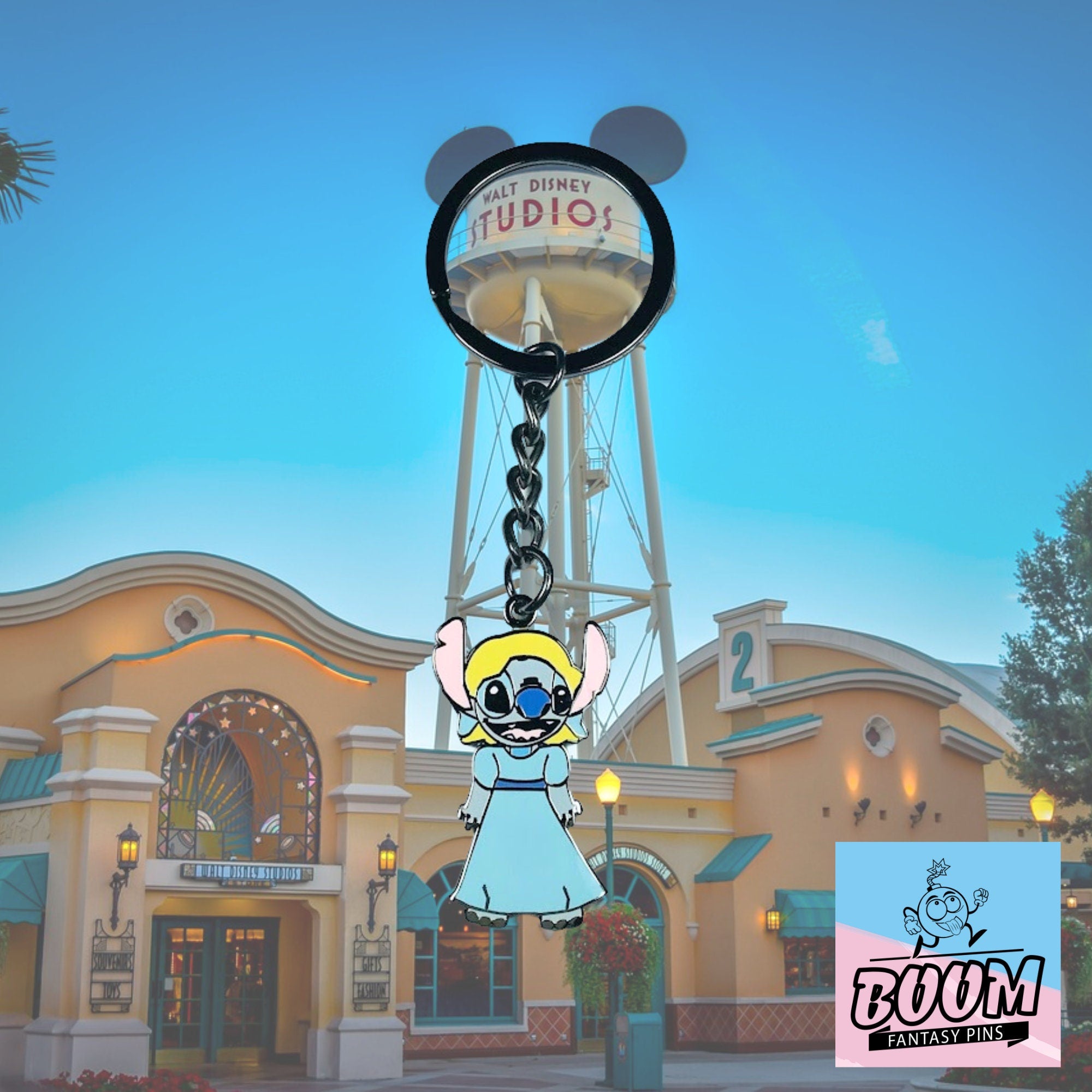 Porte-clés – Expérience 626 Stitch en Wendy de Lilo &amp; Stitch – Disney Fantasy