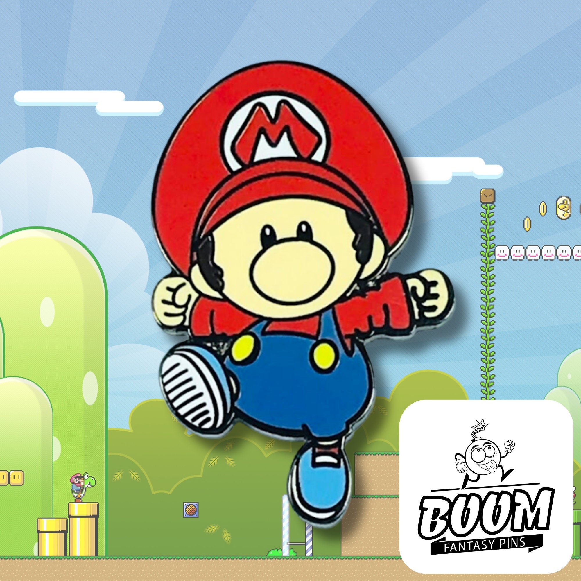 Pin's – Mario de Super Mario Bros – Franchise Nintendo