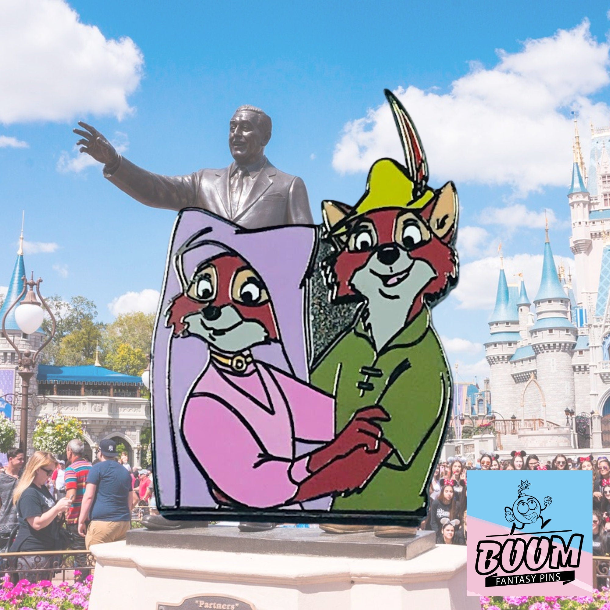 Pin – Maid Marian and Robin Hood from Robin Hood – Disney Fantasy