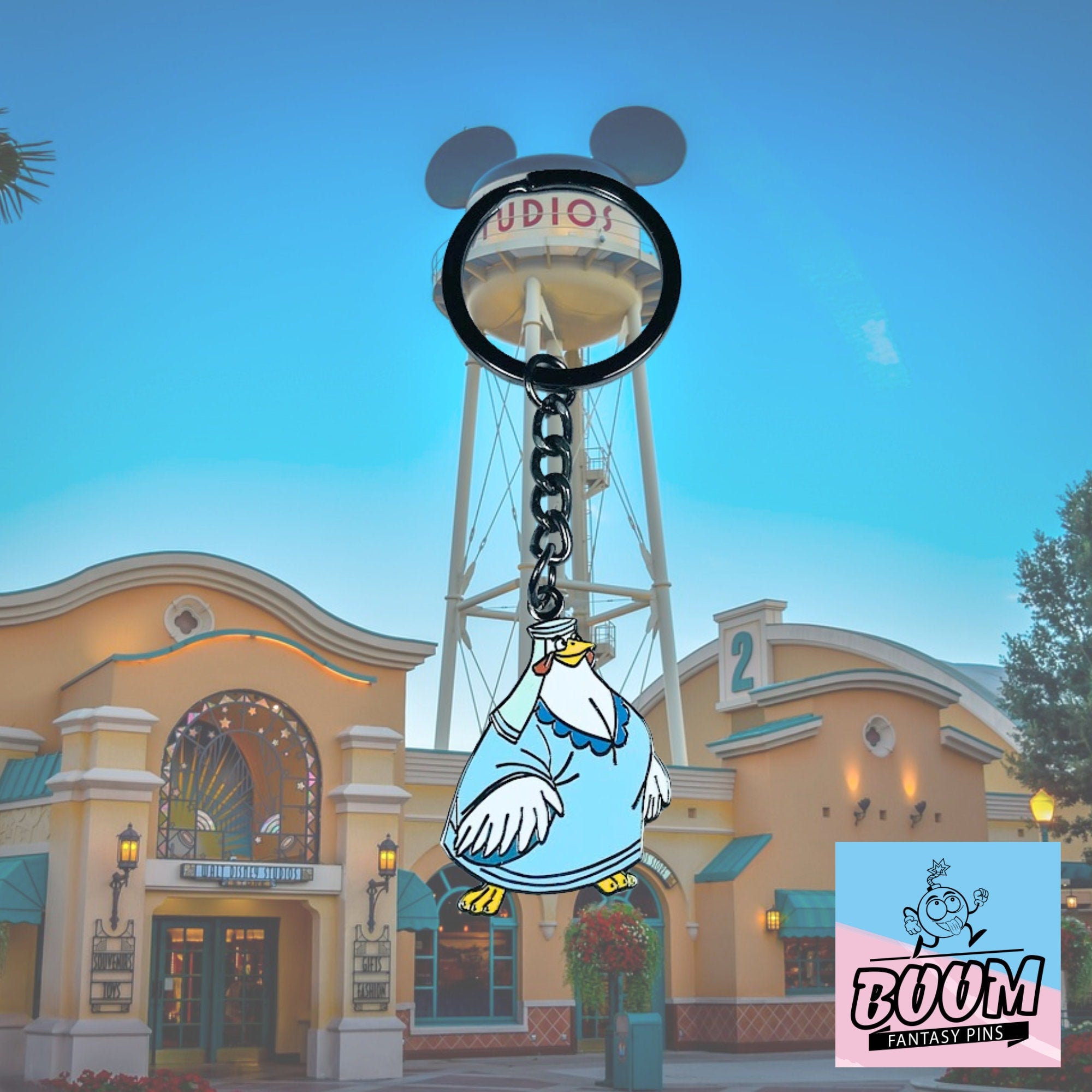 Llavero – Lady Kluck de Robin Hood – Disney Fantasy