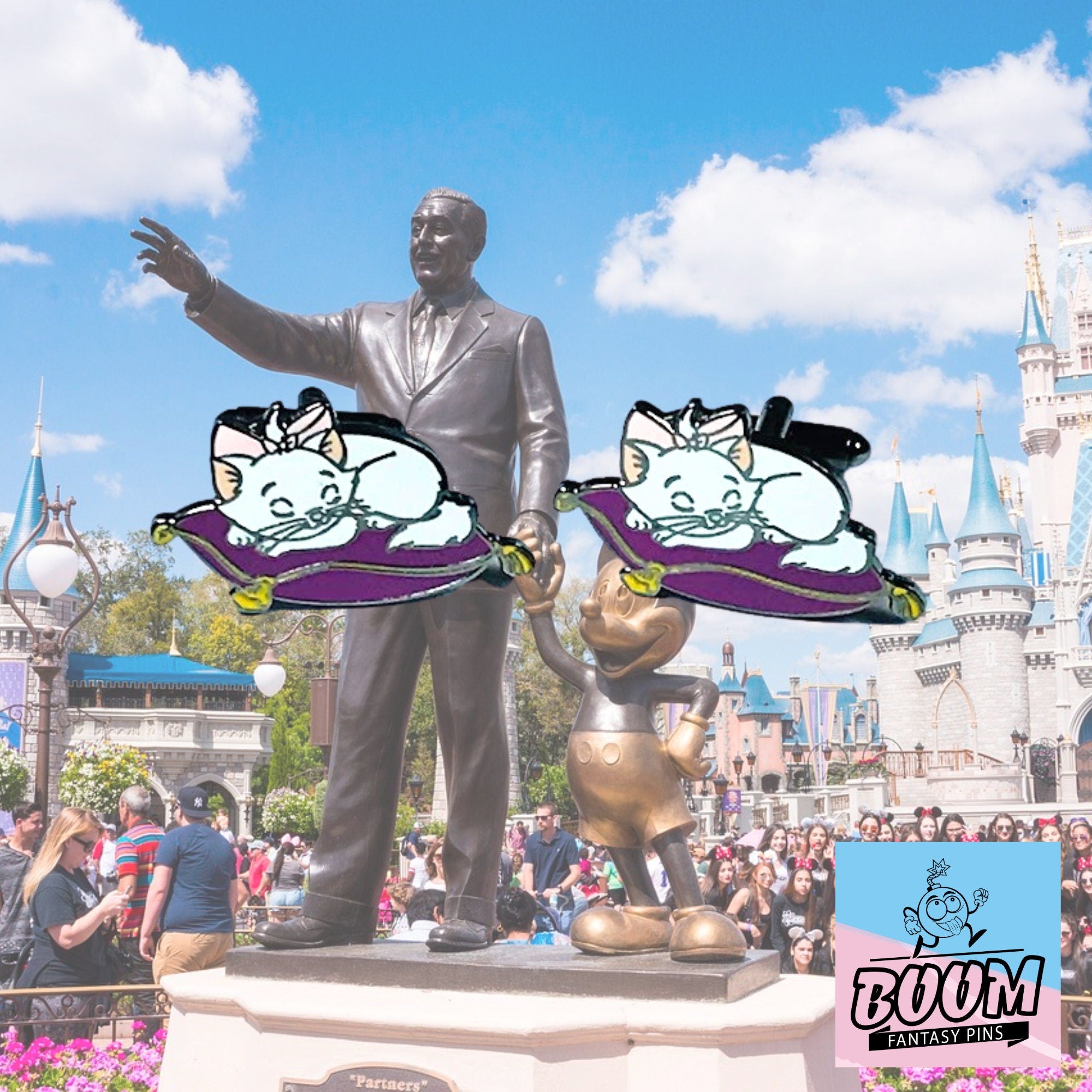 Boutons de manchette – Marie des Aristochats – Disney Fantasy