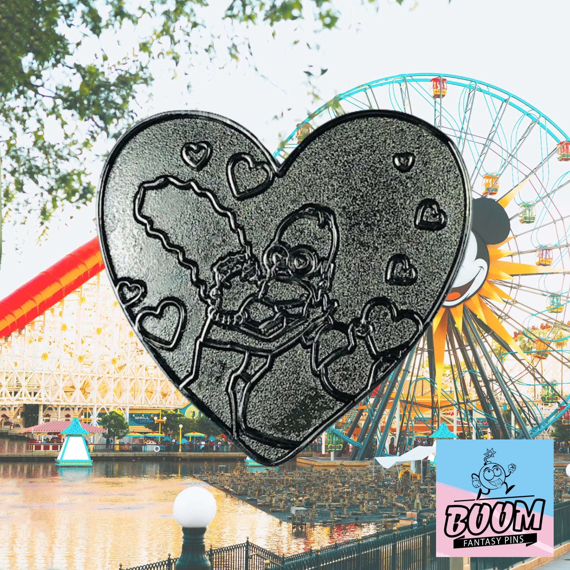 Pin – Homer Simpson y Marge Simpson de Los Simpson – Disney Fantasy