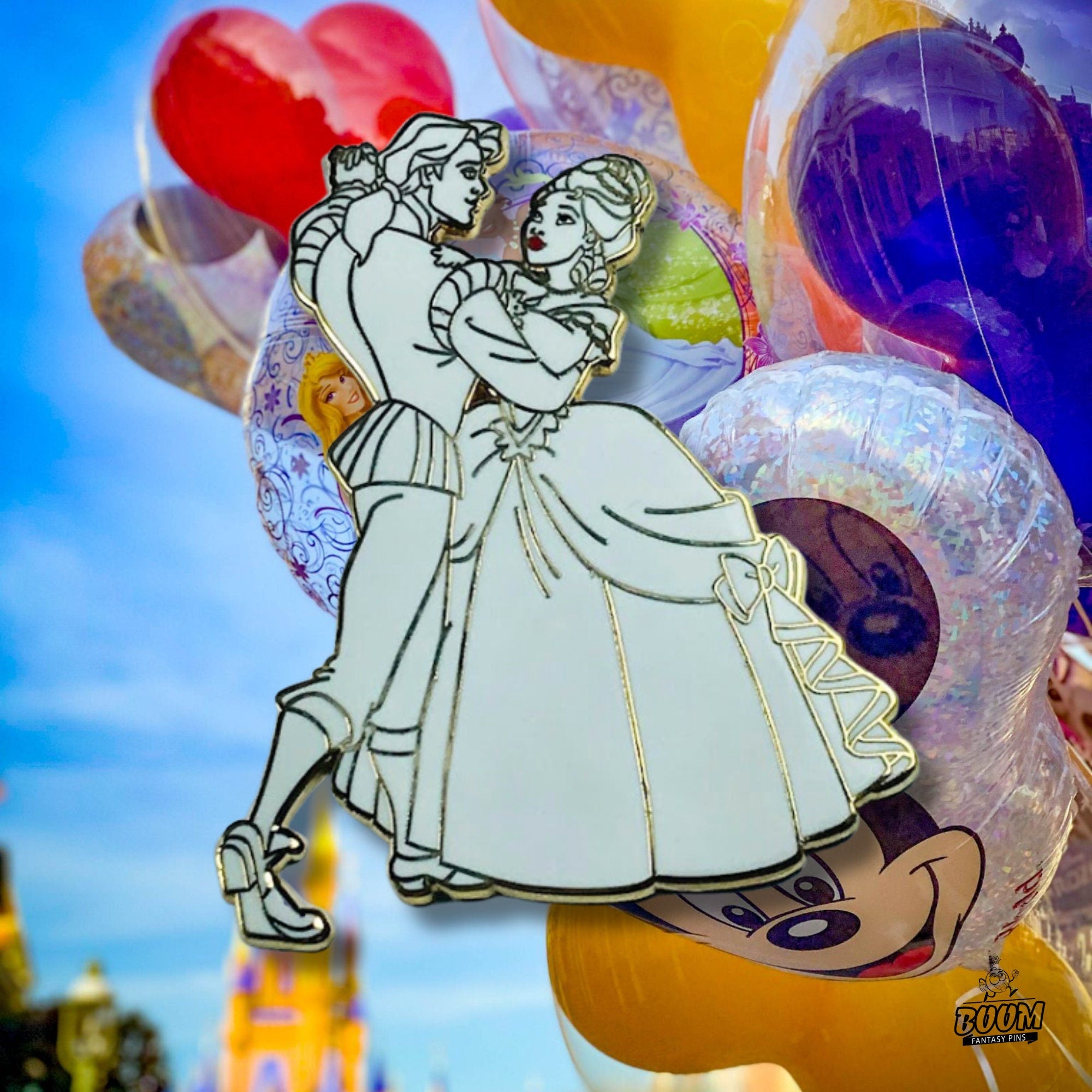 Pin's – Pocahontas et John Smith du film Pocahontas – Disney Fantasy