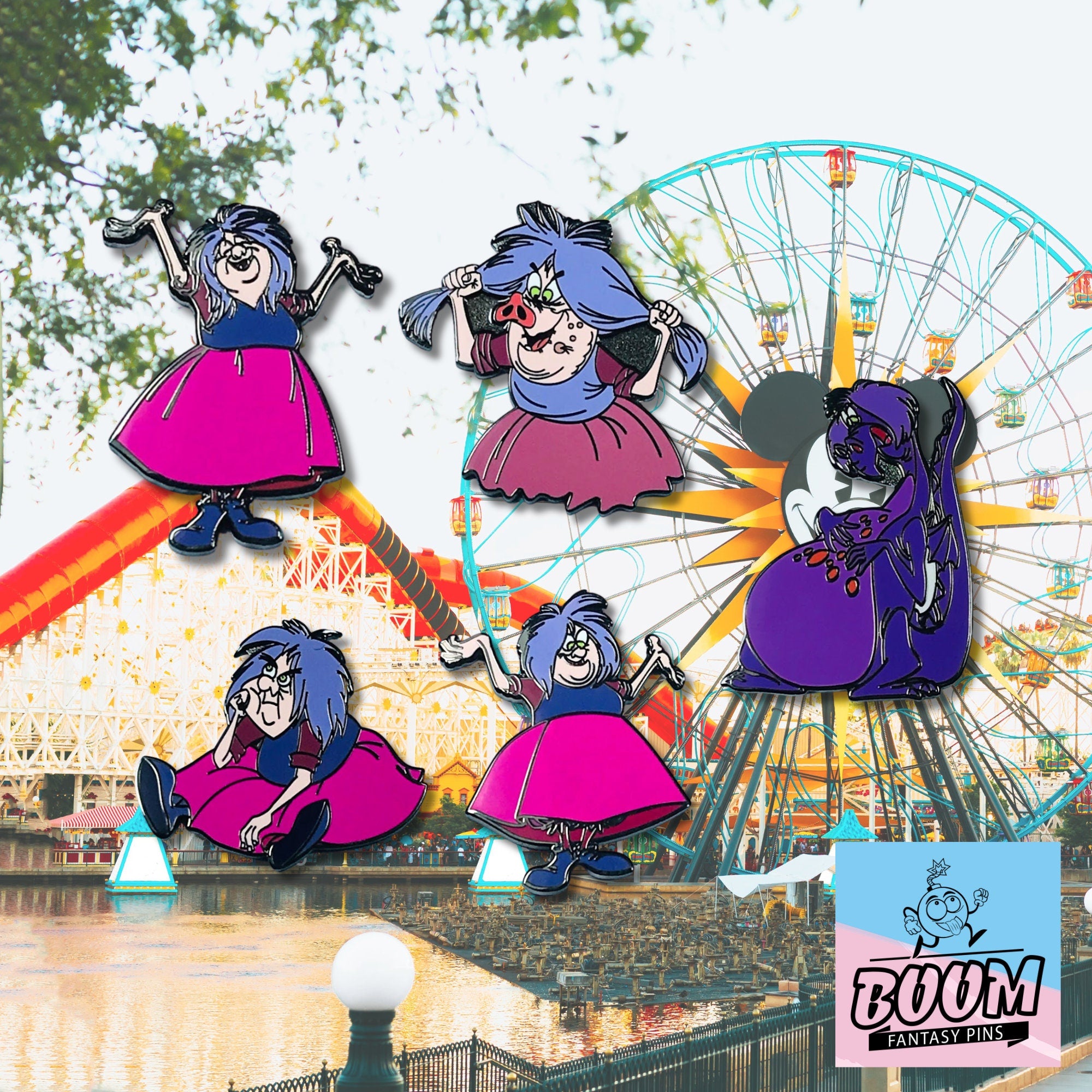 Pin's – Madame Mim du film Merlin l'Enchanteur – Disney Fantasy