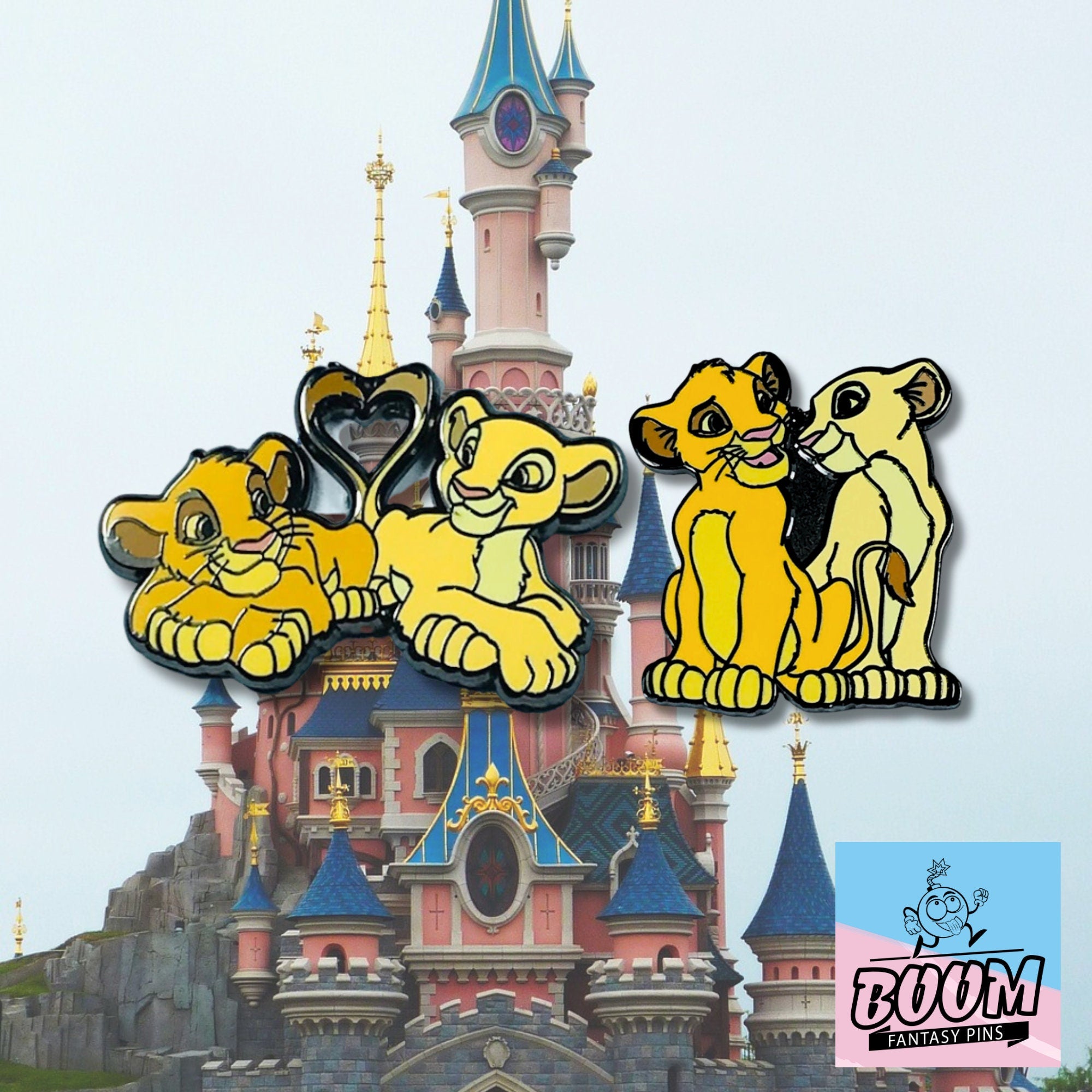 Pin – Simba y Nala de El Rey León – Disney Fantasy