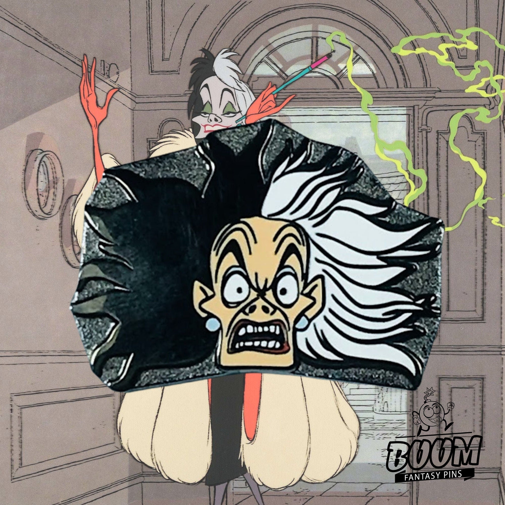 Pin's – Cruella De Vil des 101 Dalmatiens – Disney Fantasy