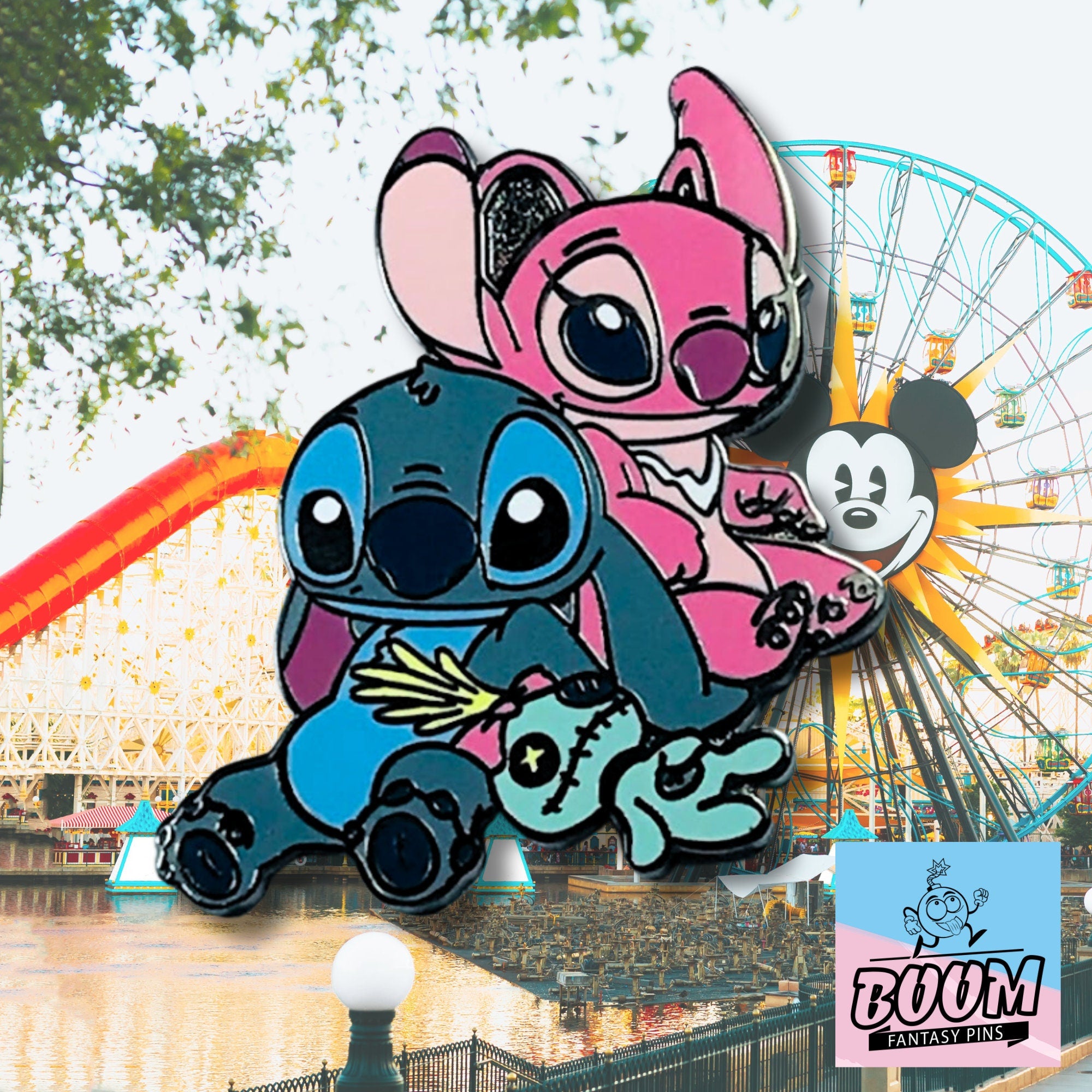 Épingle – Expérience 626 Stitch et Expérience 624 Angel de Lilo et Stitch – Disney Fantasy