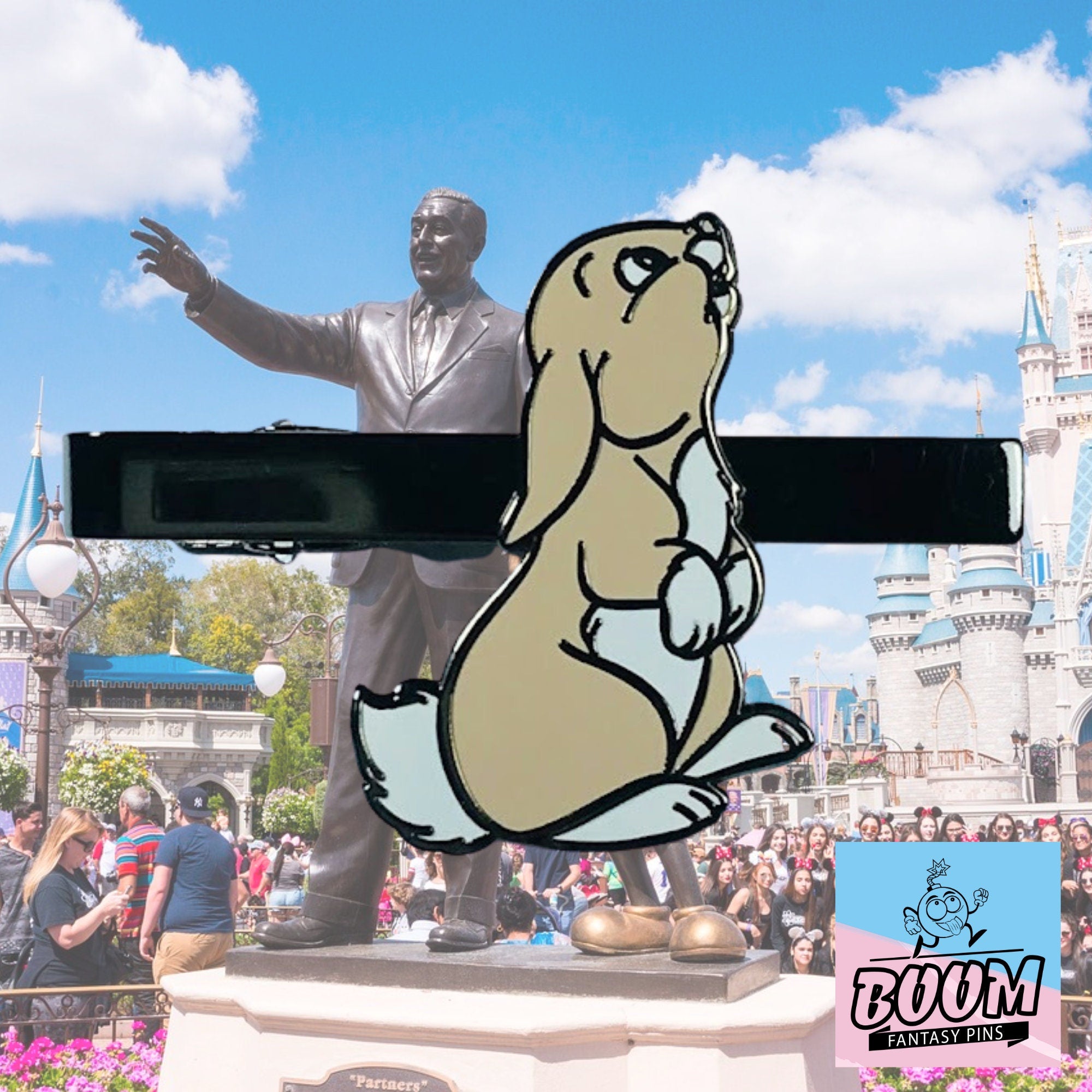 Pinza de corbata – Tambor de Bambi – Disney Fantasy