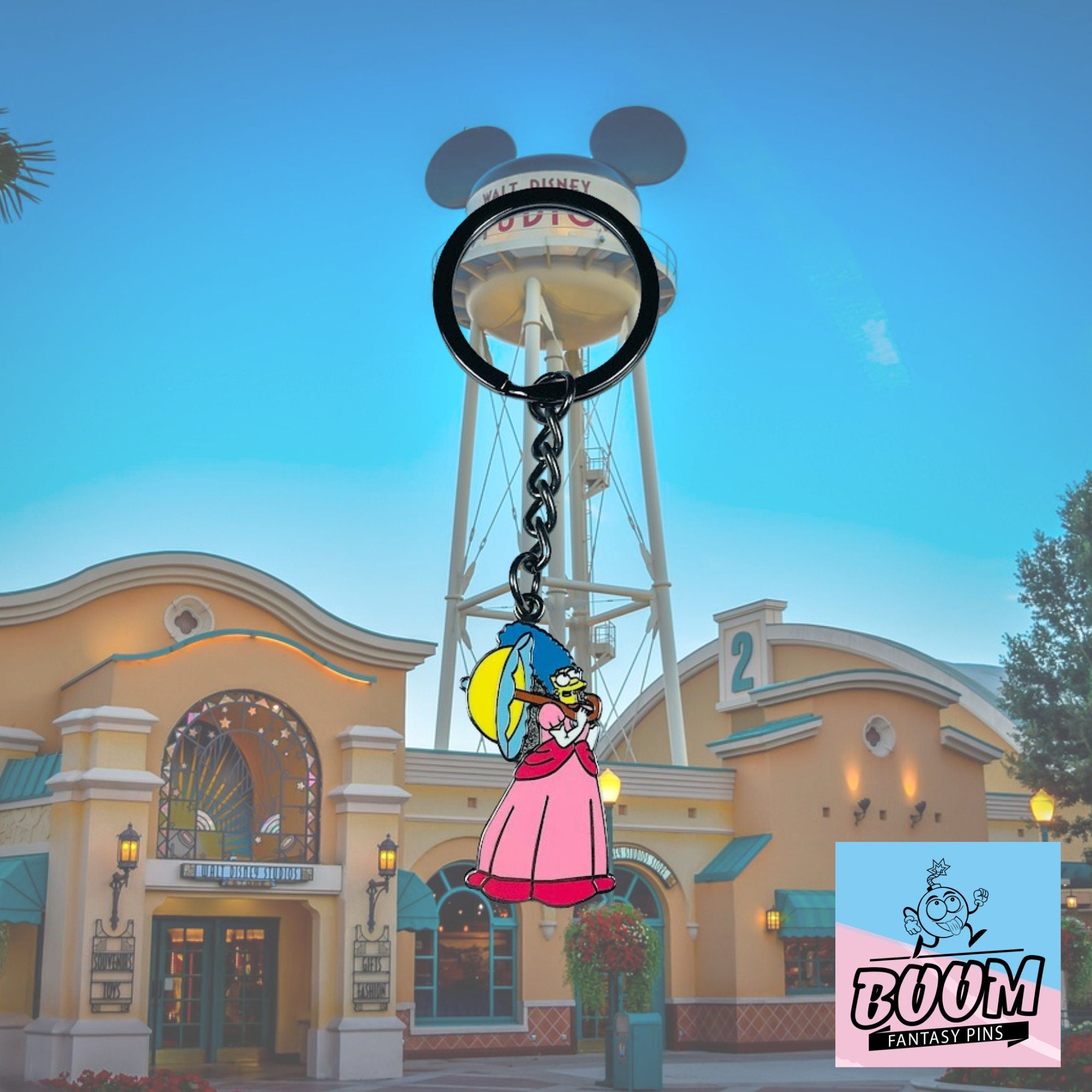 Llavero – Marge Simpson de Los Simpson – Disney Fantasy