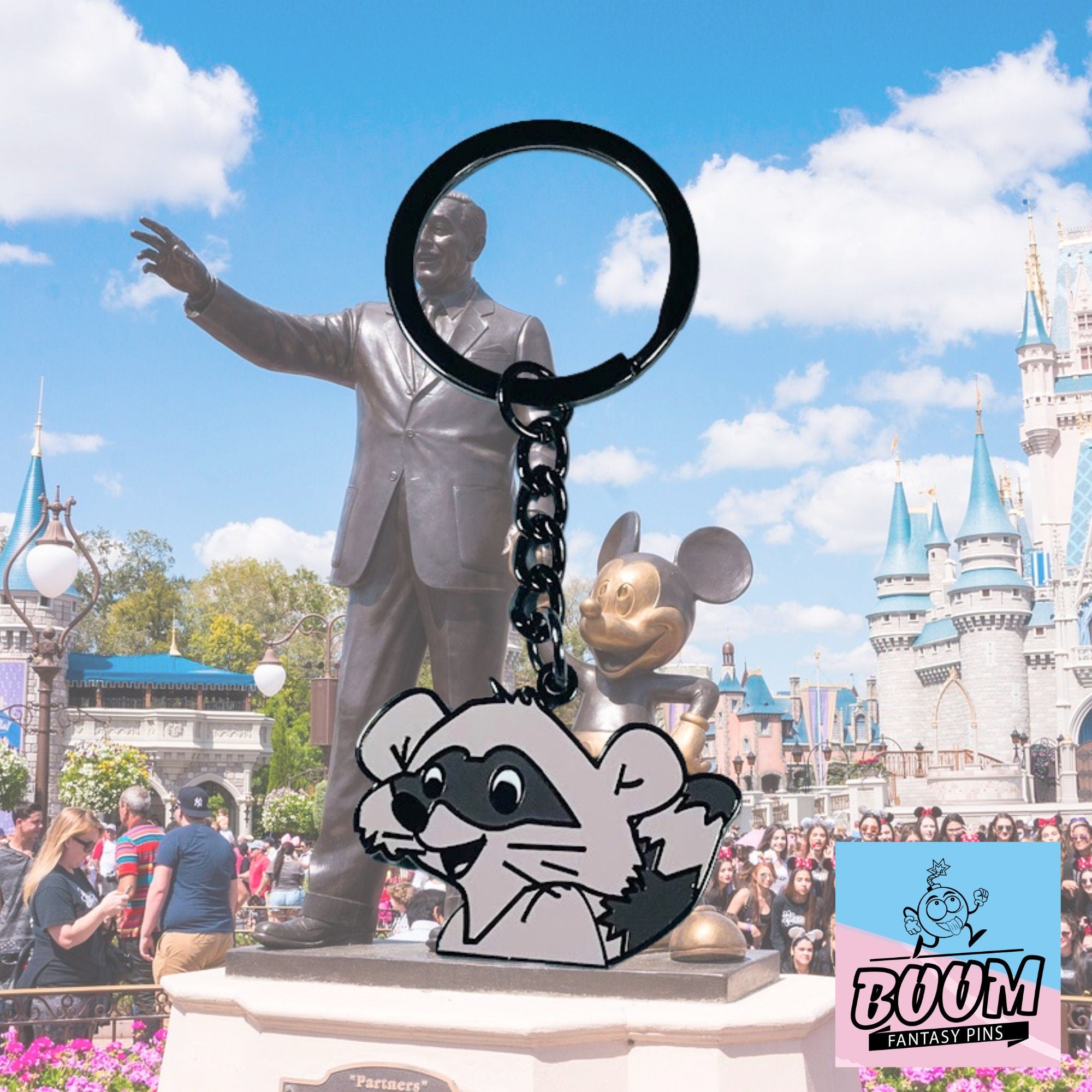 Porte-clés – Raton laveur de Robin des Bois – Disney Fantasy