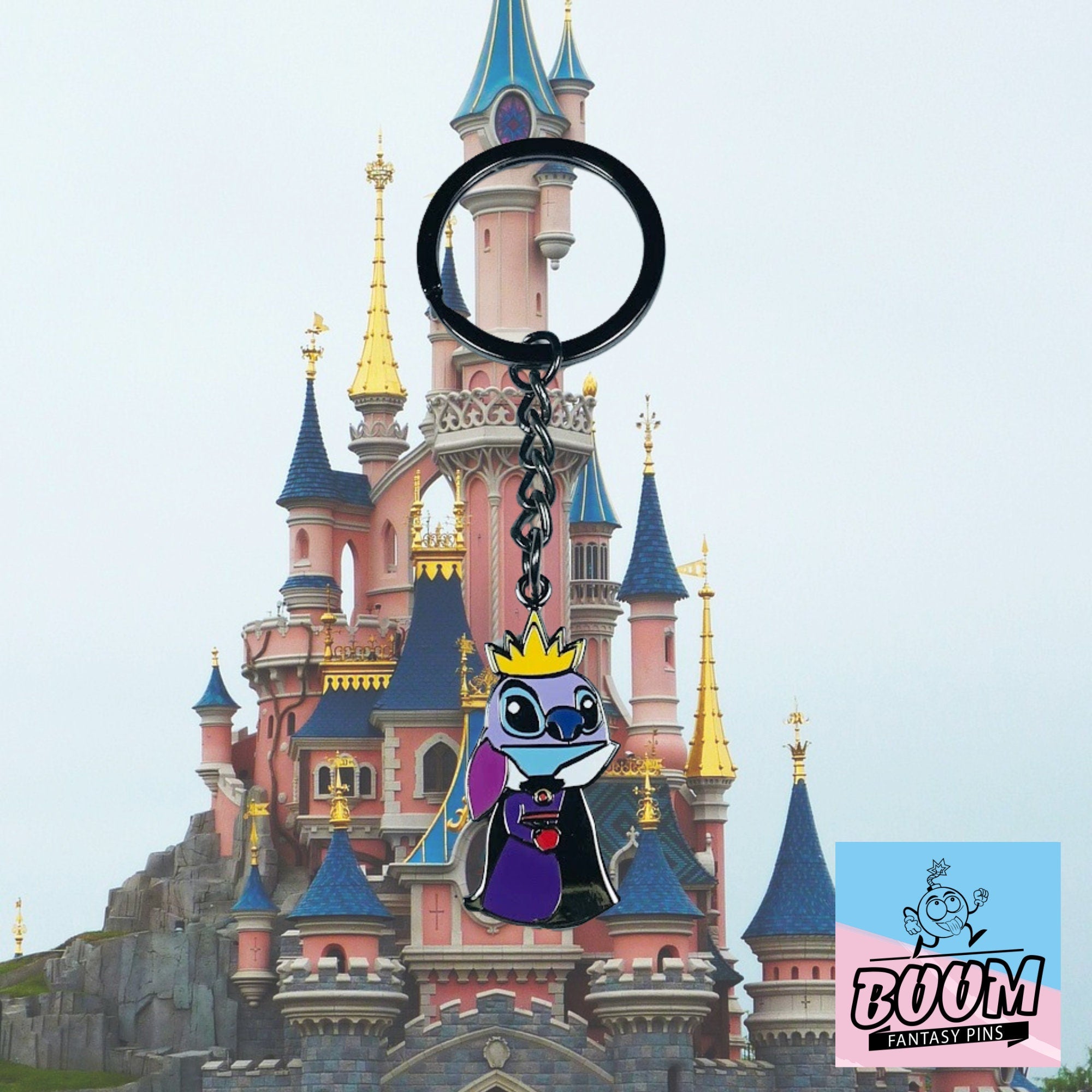 Llavero – Experimento 626 Stitch como la Reina Malvada de Lilo &amp; Stitch – Disney Fantasy