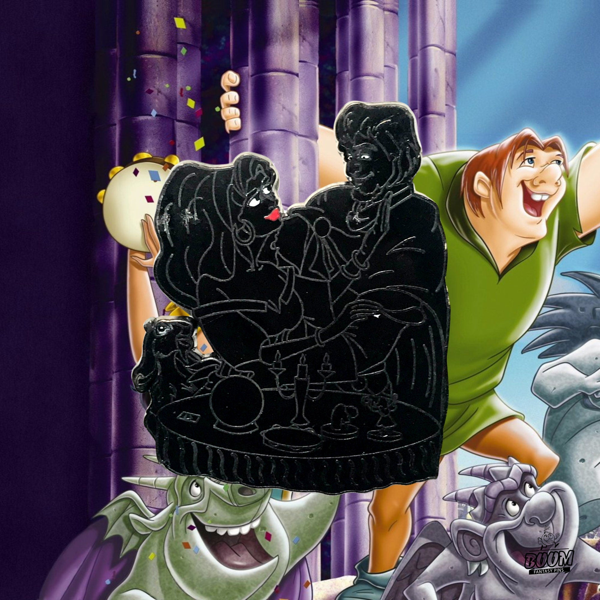 Pin's – Esmeralda et Phoebus du Bossu de Notre-Dame – Disney Fantasy