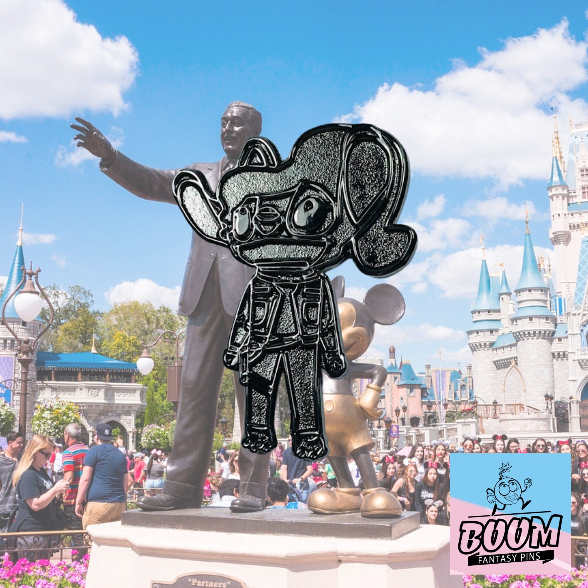 Pin's – Angel déguisé en Han Solo de Lilo &amp; Stitch – Disney Fantasy