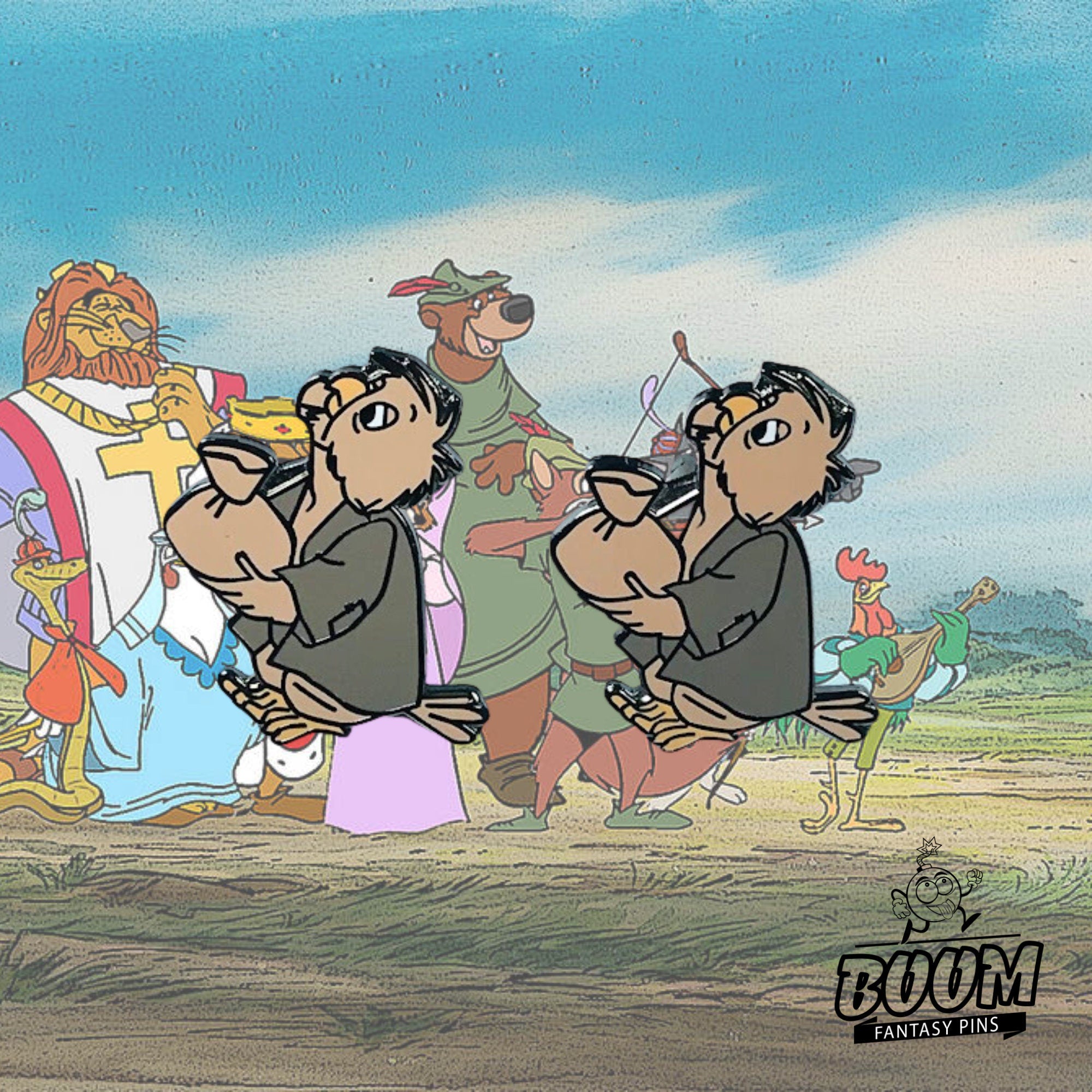 Cufflinks – Bird with Bag from Robin Hood – Disney Fantasy