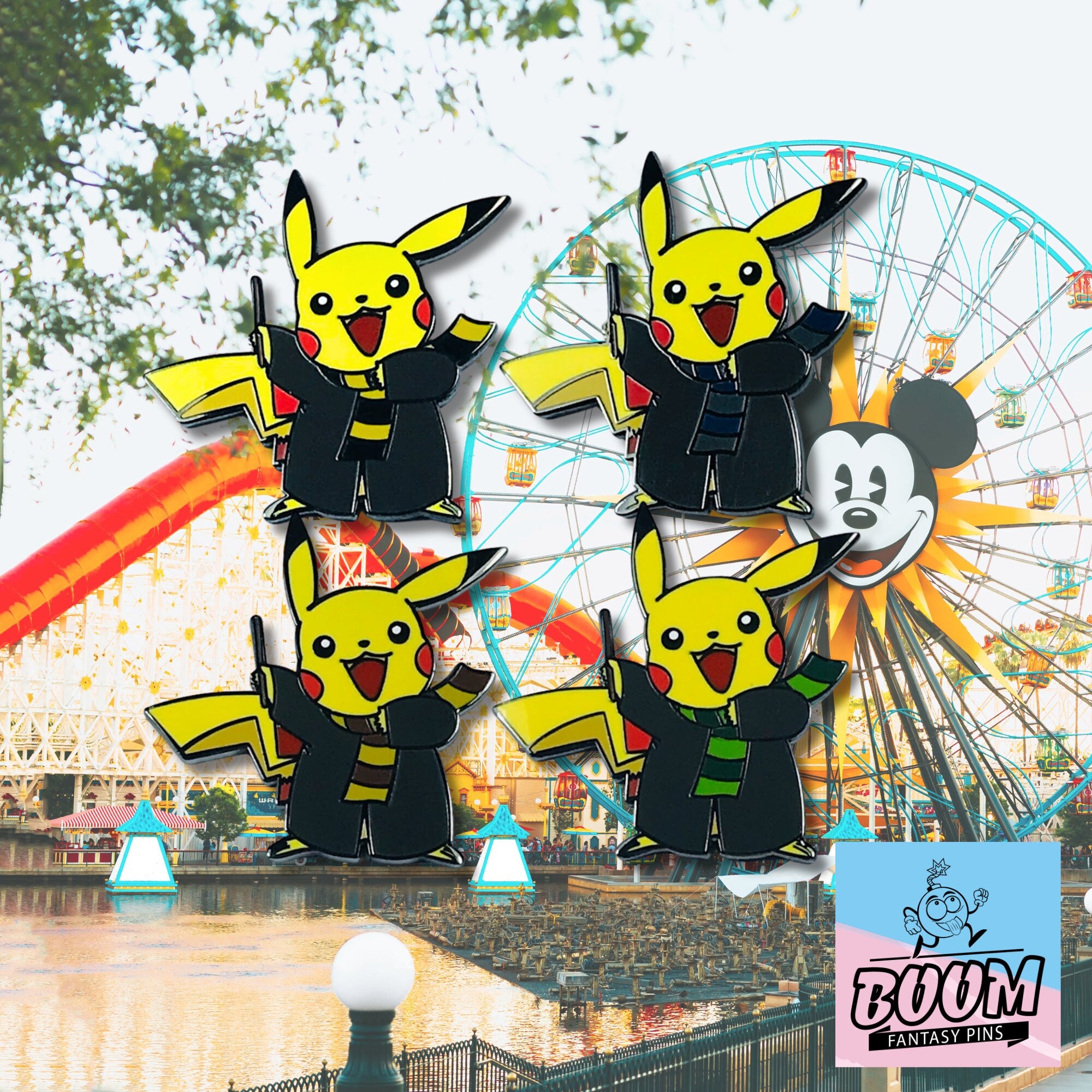 Pin – Pikachu de las casas de Pokémon y Harry Potter – Disney Fantasy