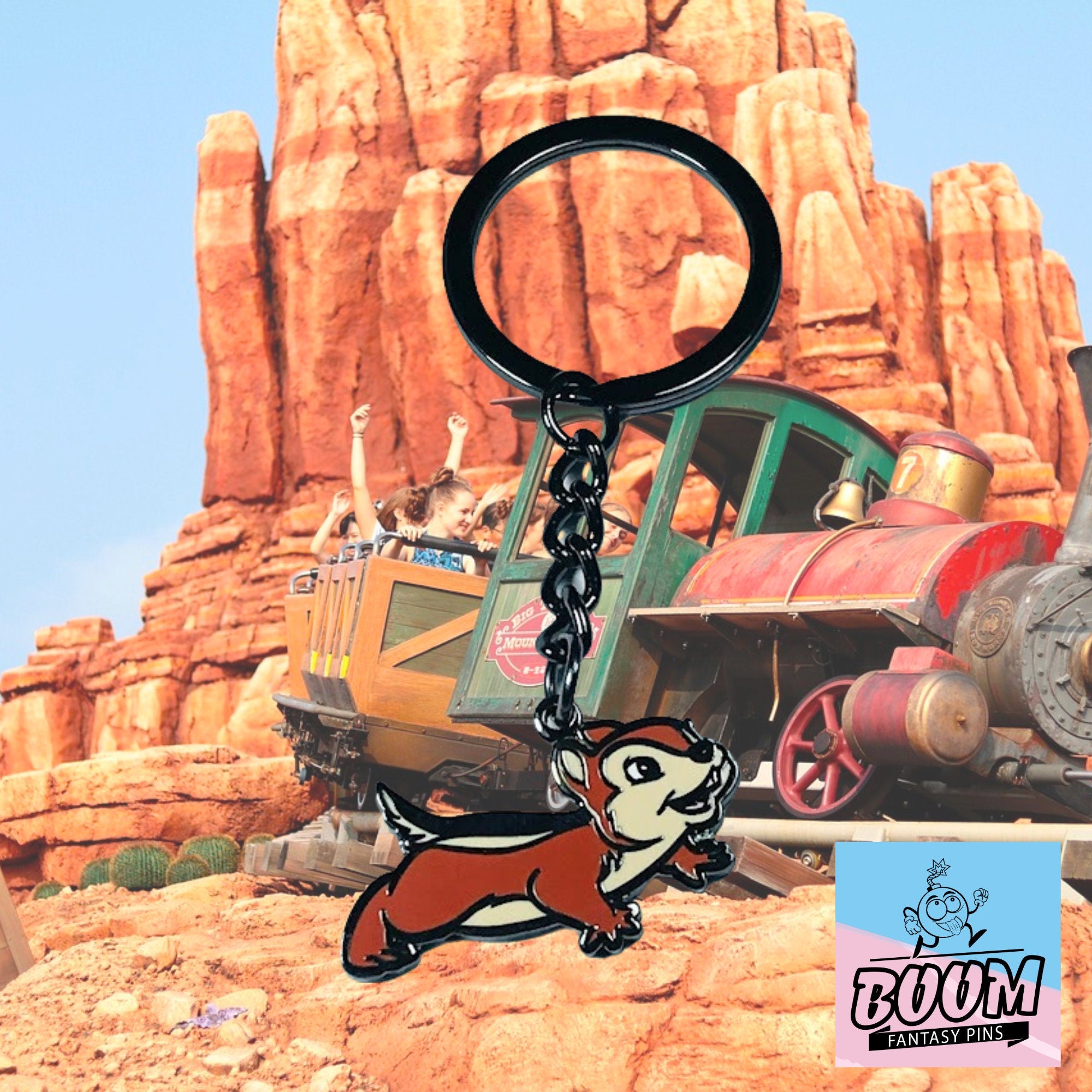 Llavero – Chip y Dale de Bambi – Disney Fantasy