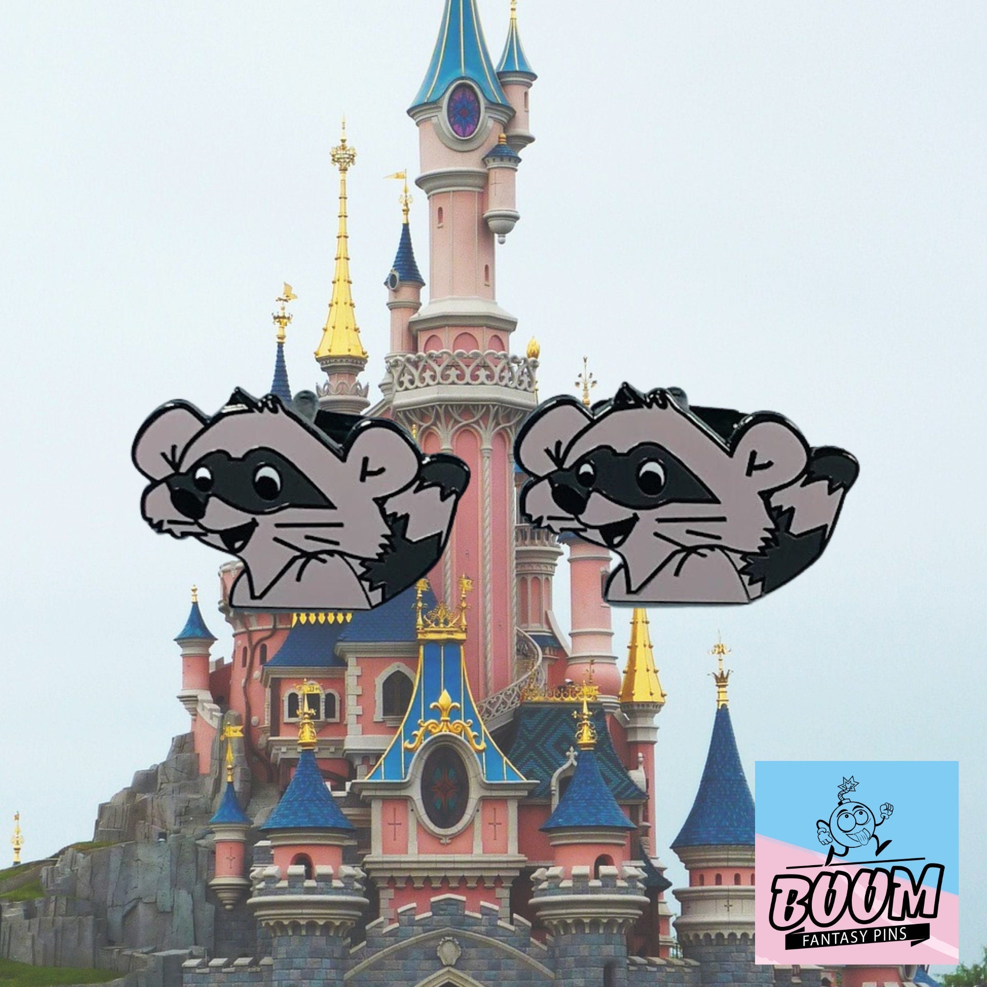 Cufflinks – Trigger the Raccoon from Robin Hood – Disney Fantasy