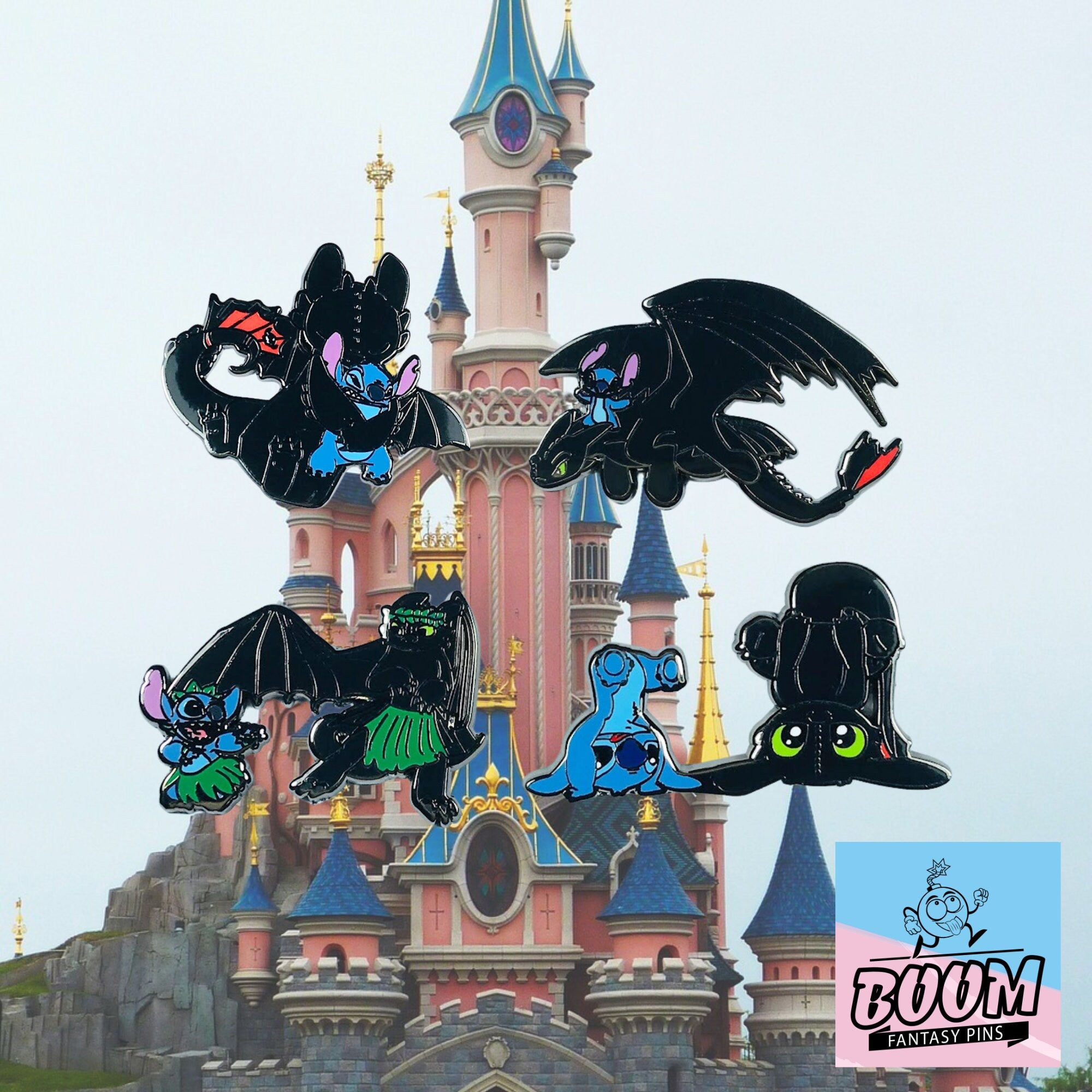 Pin – Experimento de Stitch 626 y Desdentao de Lilo y Stitch – Fantasía Disney