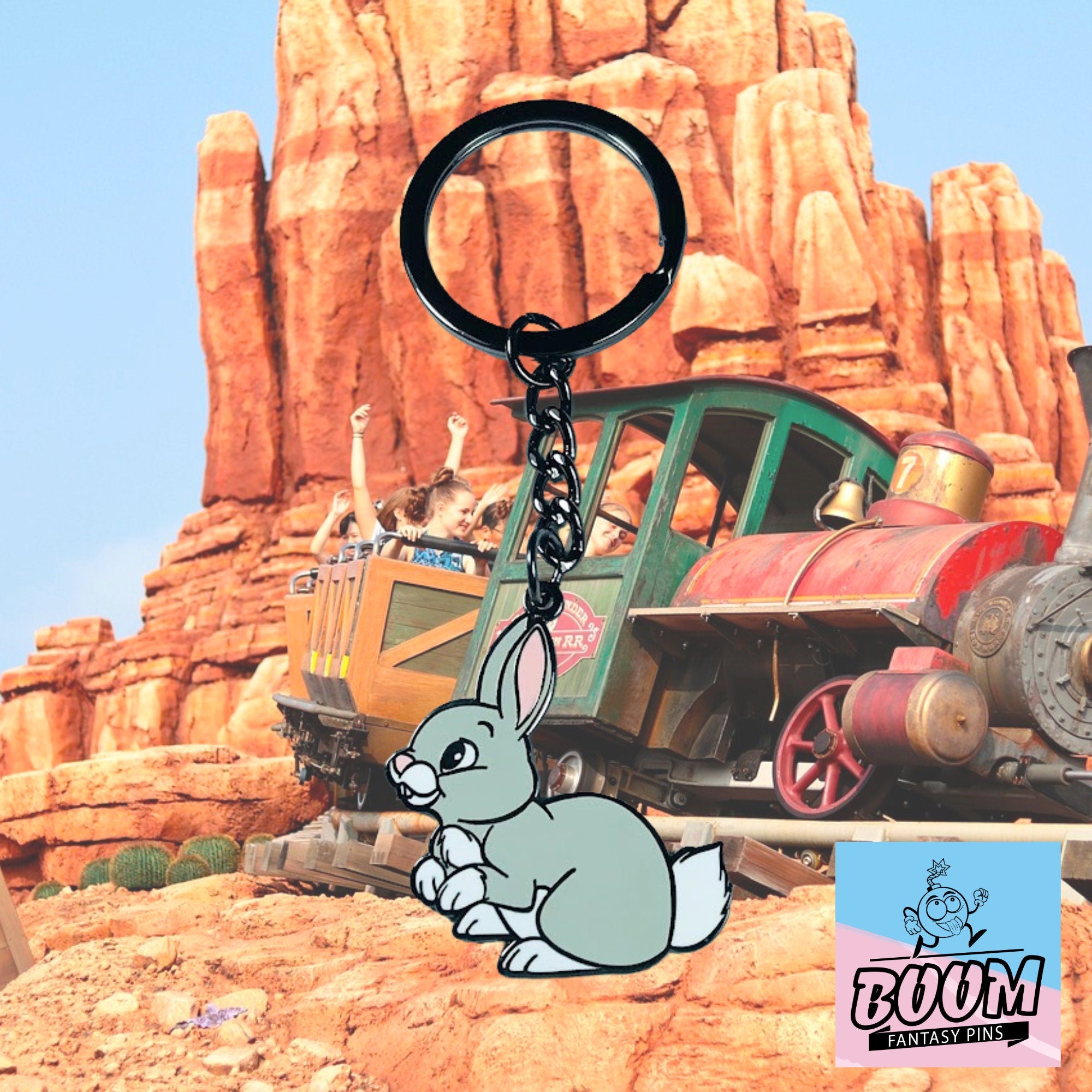 Llavero – Conejo de Blancanieves y los Siete Enanitos – Disney Fantasy