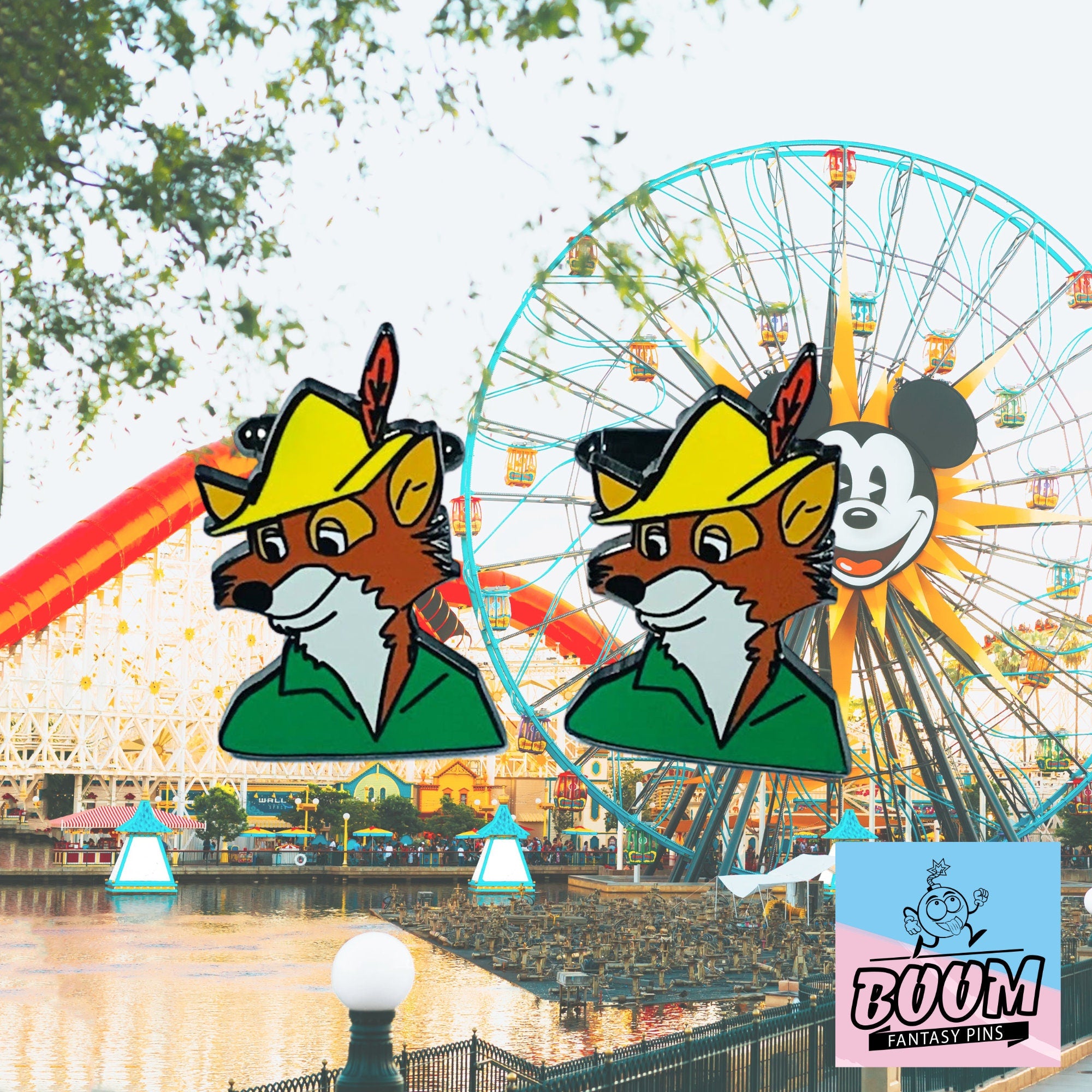 Cufflinks – Monsieur Hood from Robin Hood – Disney Fantasy