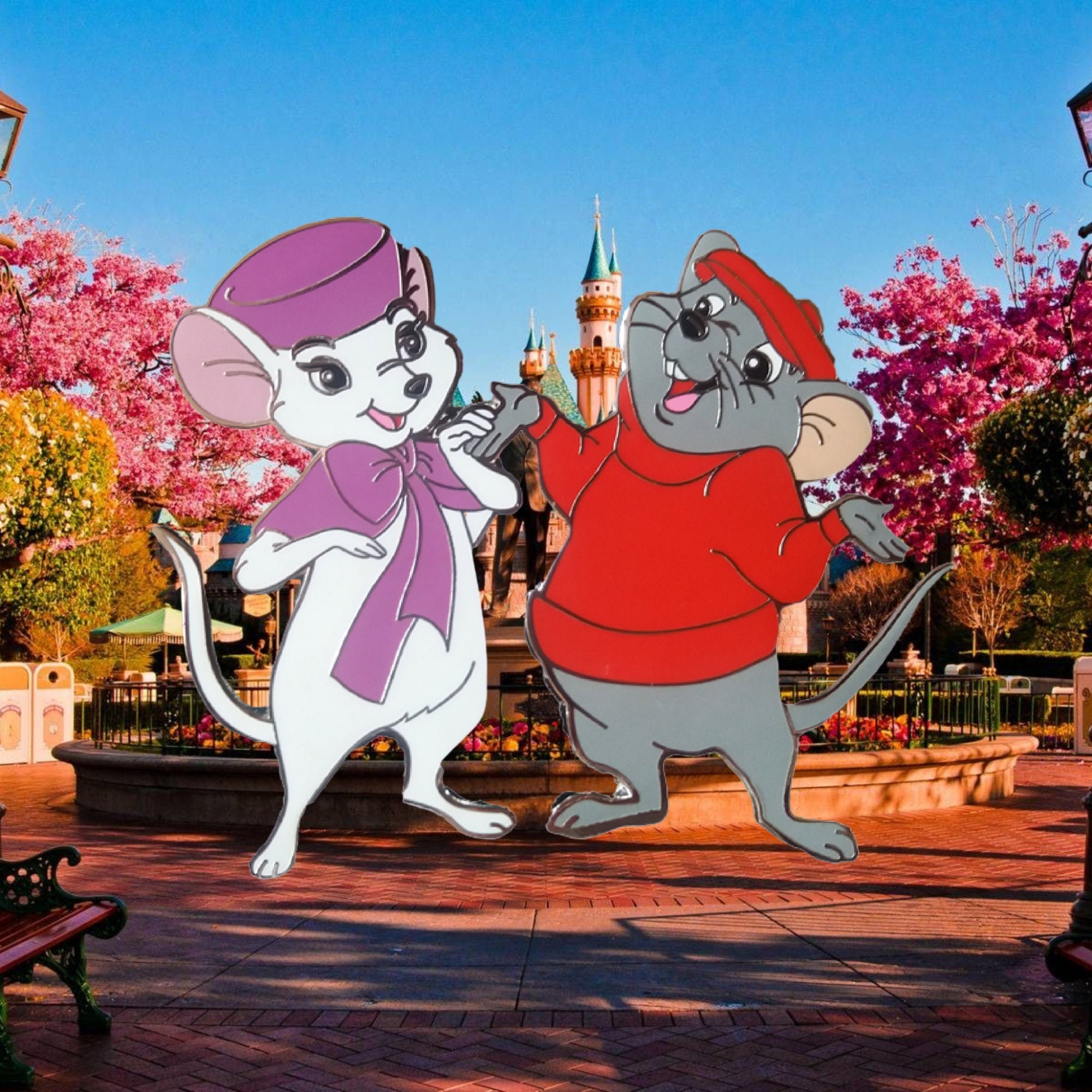 Pin's – Bernard et Miss Bianca du film Les Aventures de Bernard et Bianca – Disney Fantasy