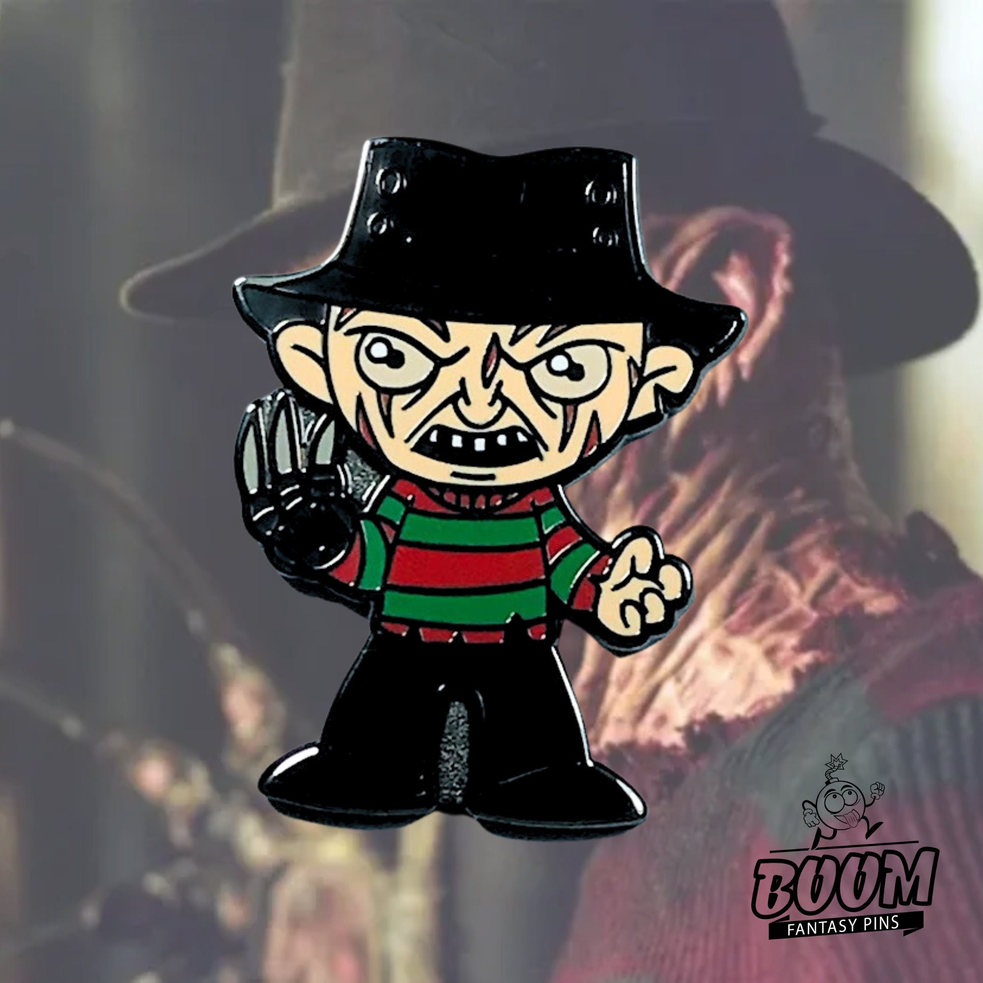 Épingle – Freddy Krueger du film d'horreur « Les Griffes de la nuit » de Wes Craven