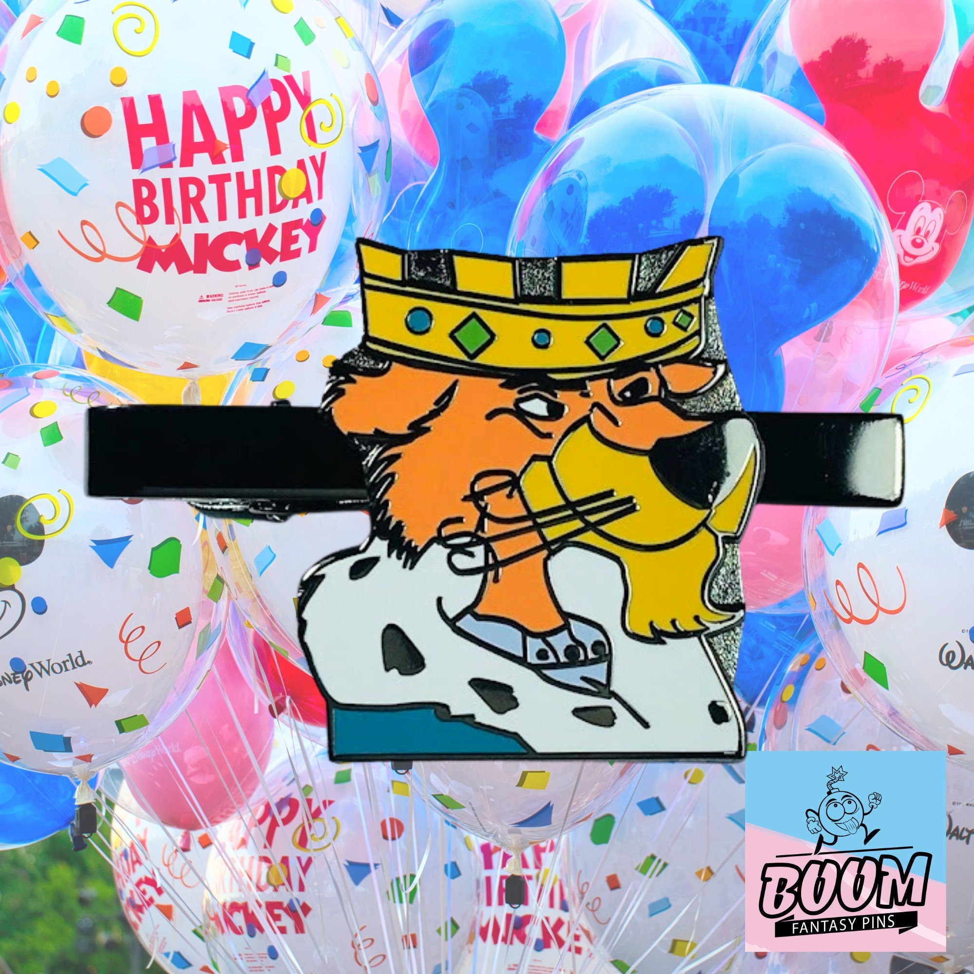 Pinza de corbata – Príncipe Juan de Robin Hood – Fantasía Disney