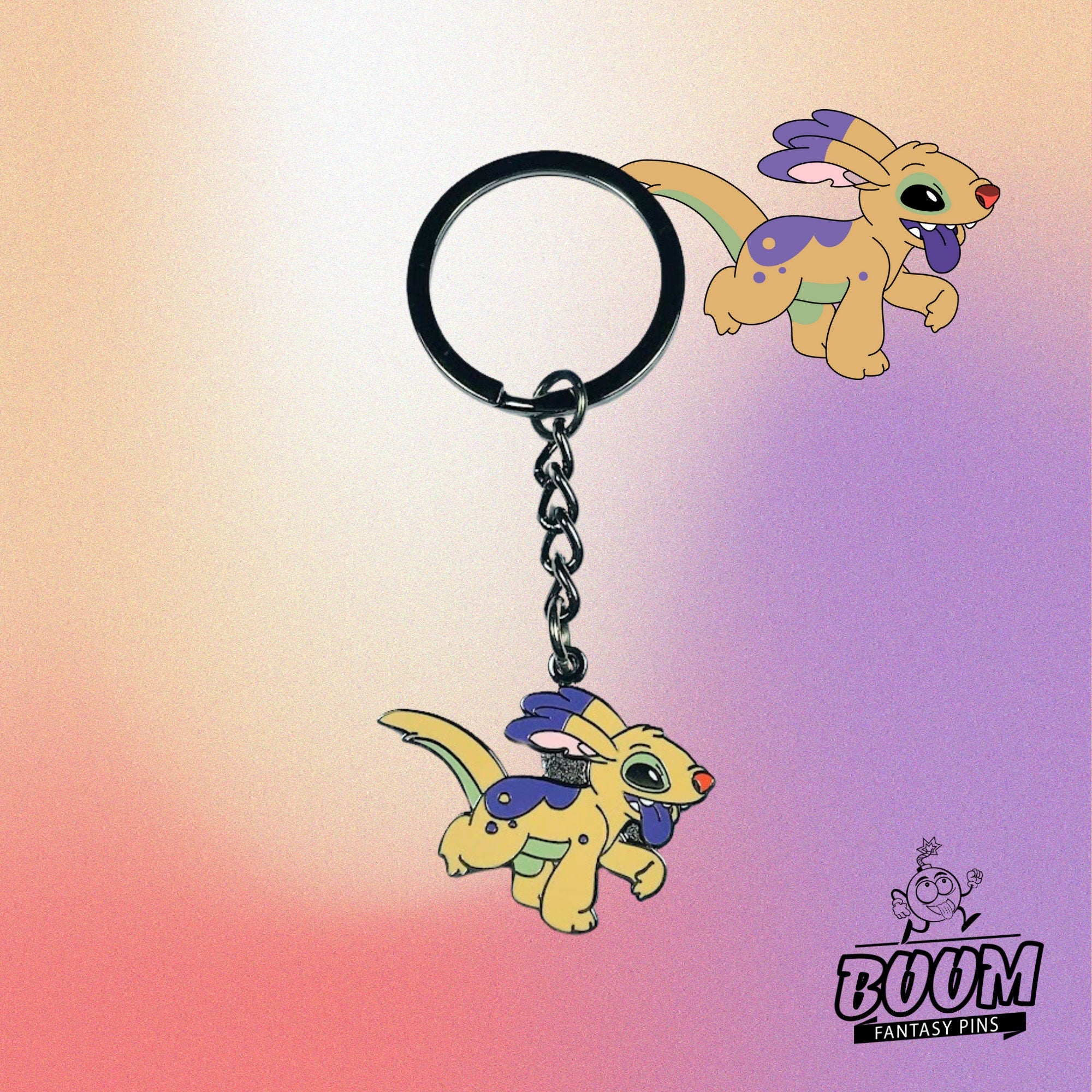 Porte-clés – Expérience 090 Fethchit de Lilo &amp; Stitch – Disney Fantasy