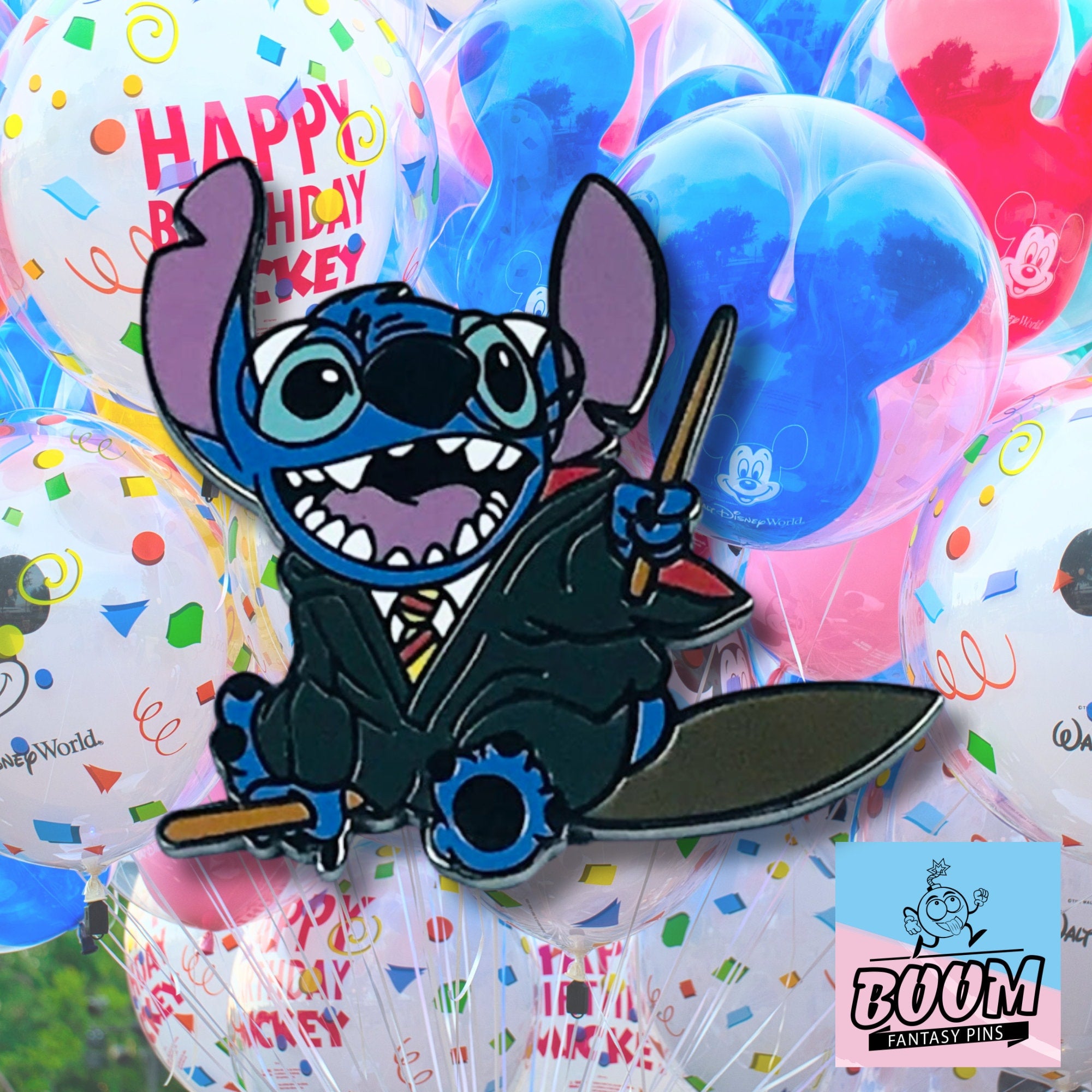 Pin – Stitch de Lilo y Stitch Disney Fantasy – Traje de mago de Harry Potter