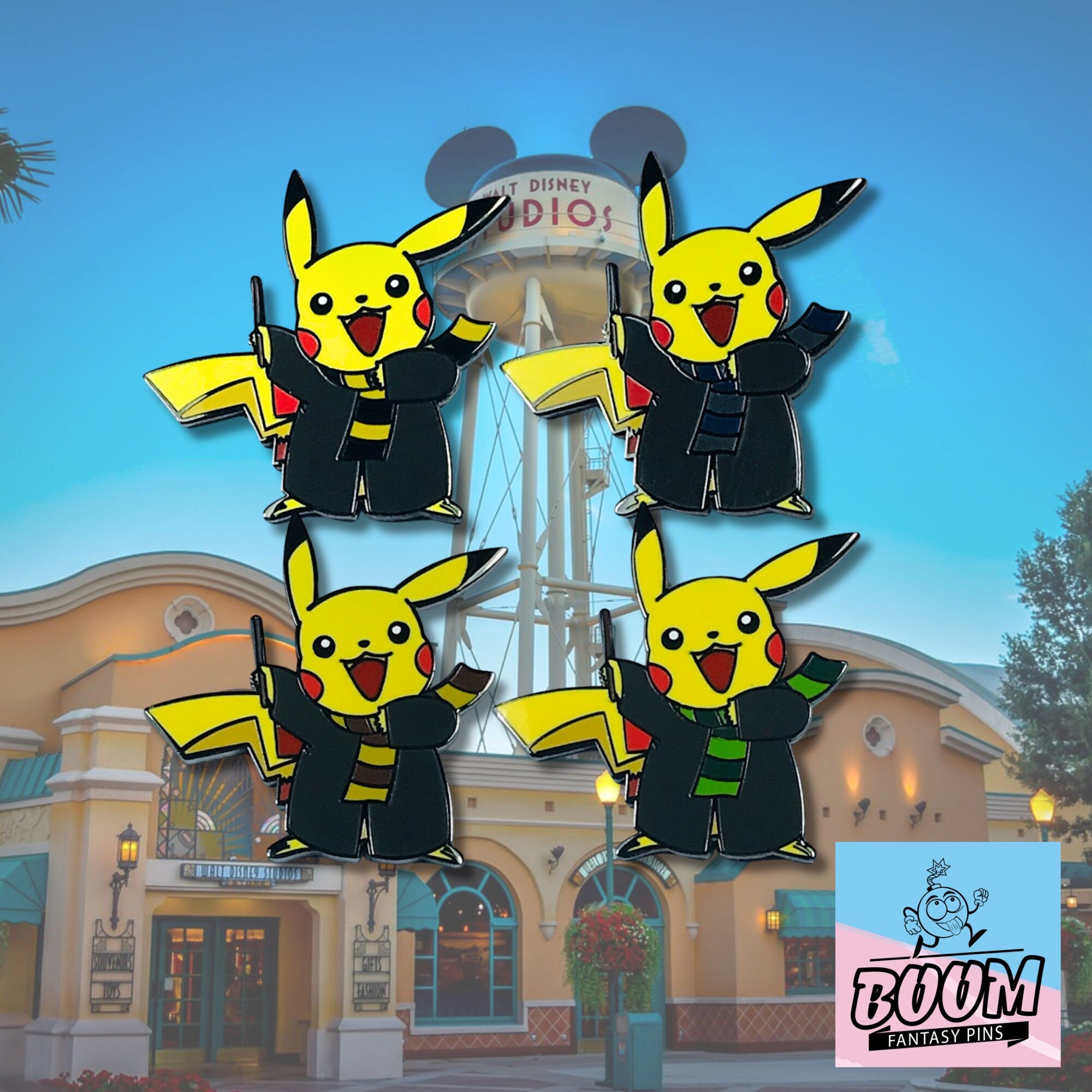 Pin – Pikachu de las casas de Pokémon y Harry Potter – Disney Fantasy