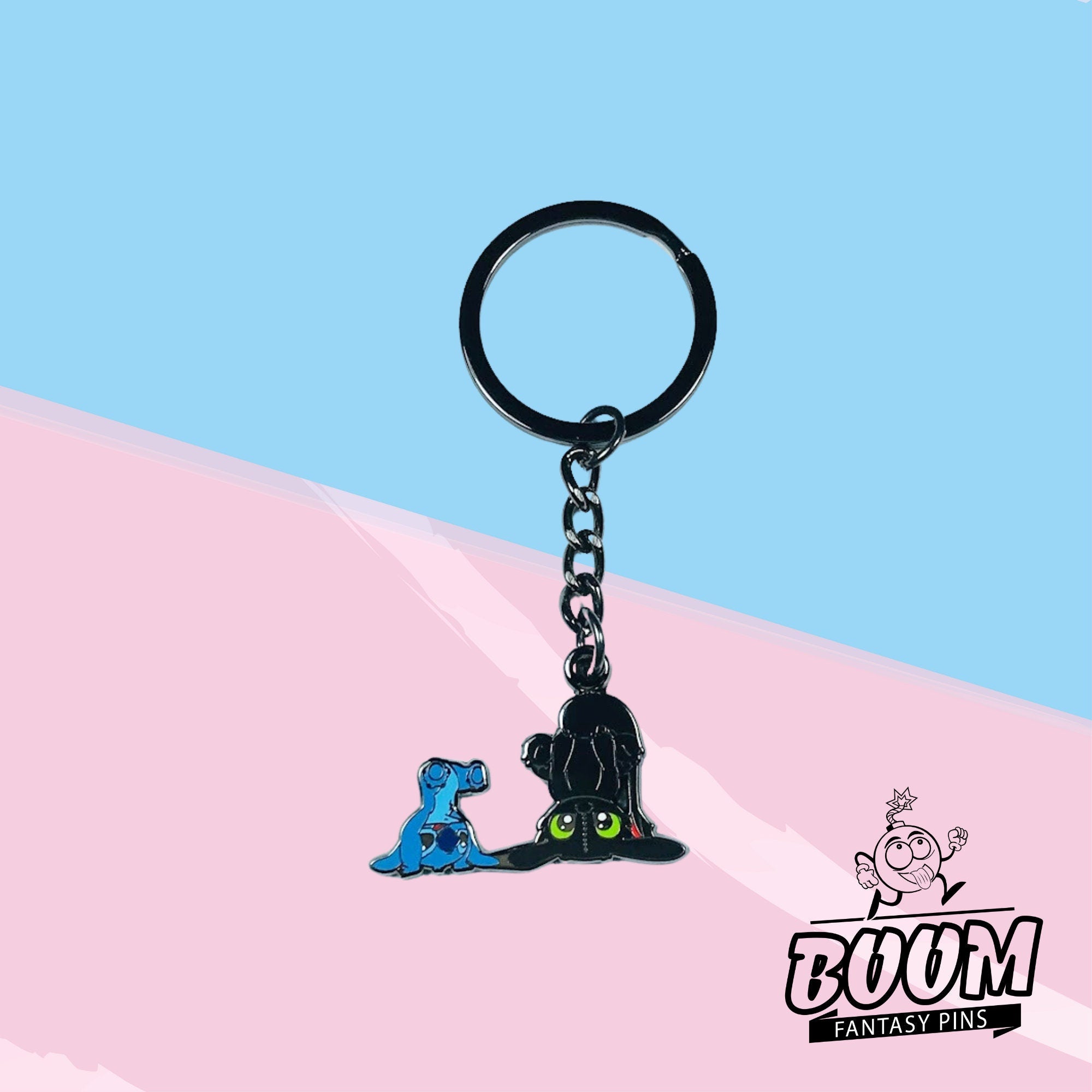 Llavero – Experimento 626 Stitch y Desdentao de Lilo y Stitch – Disney Fantasy