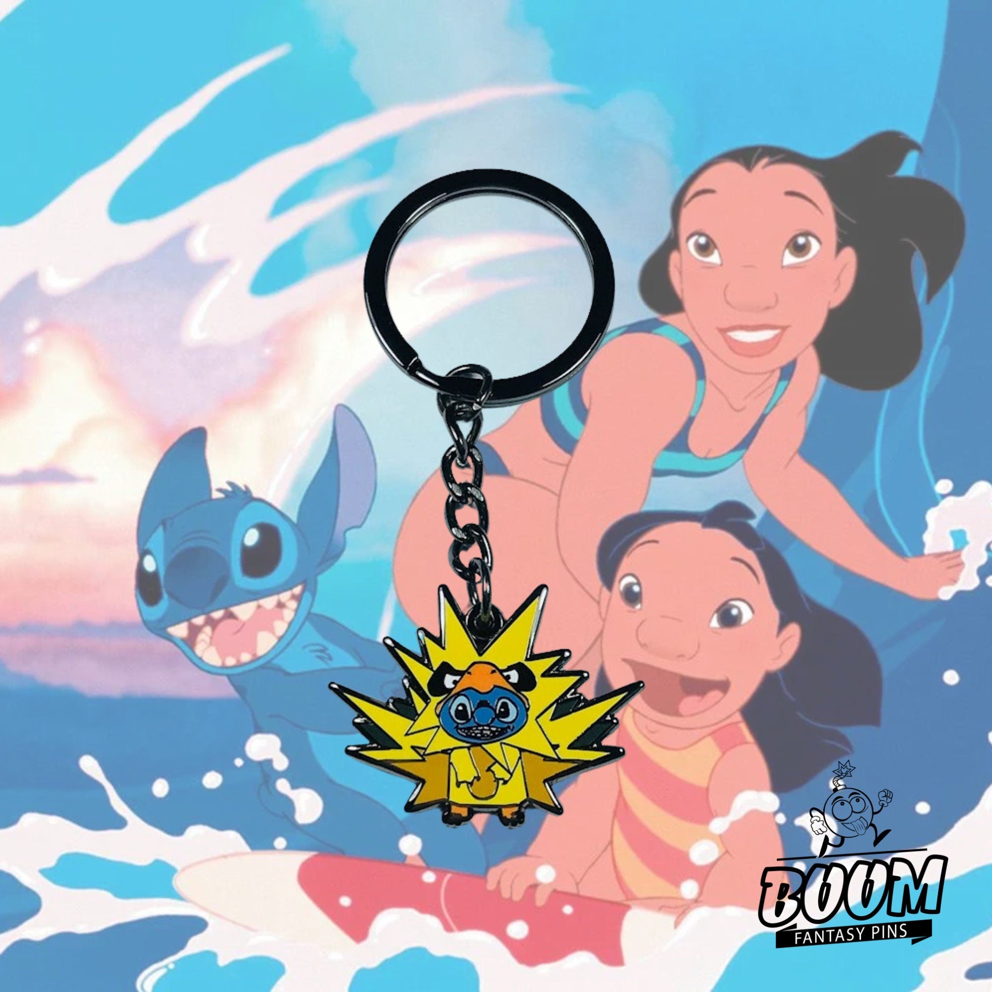 Porte-clés – Stitch Expérience 626 de Lilo &amp; Stitch – Disney Fantasy