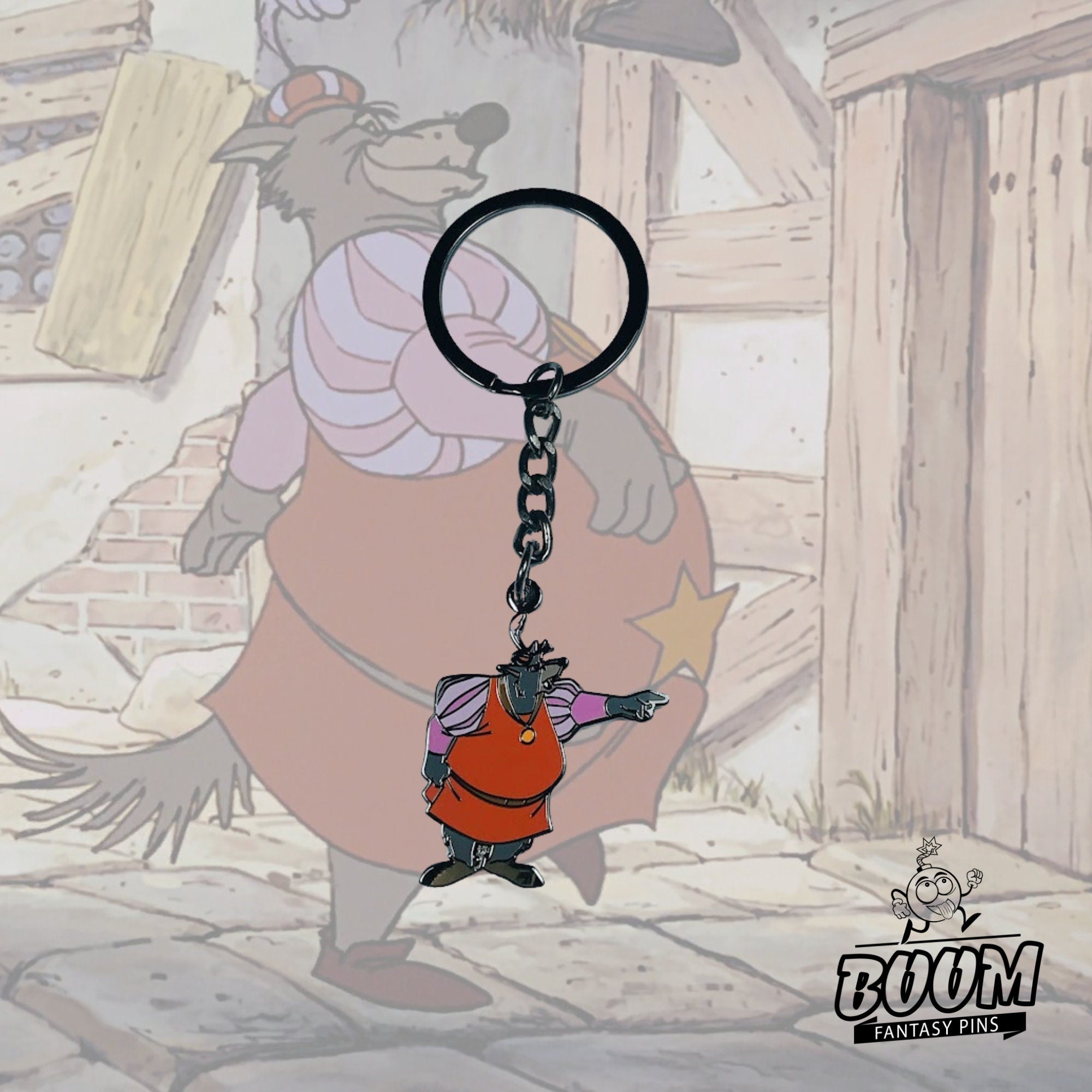 Llavero – Sheriff de Nottingham de Robin Hood – Disney Fantasy