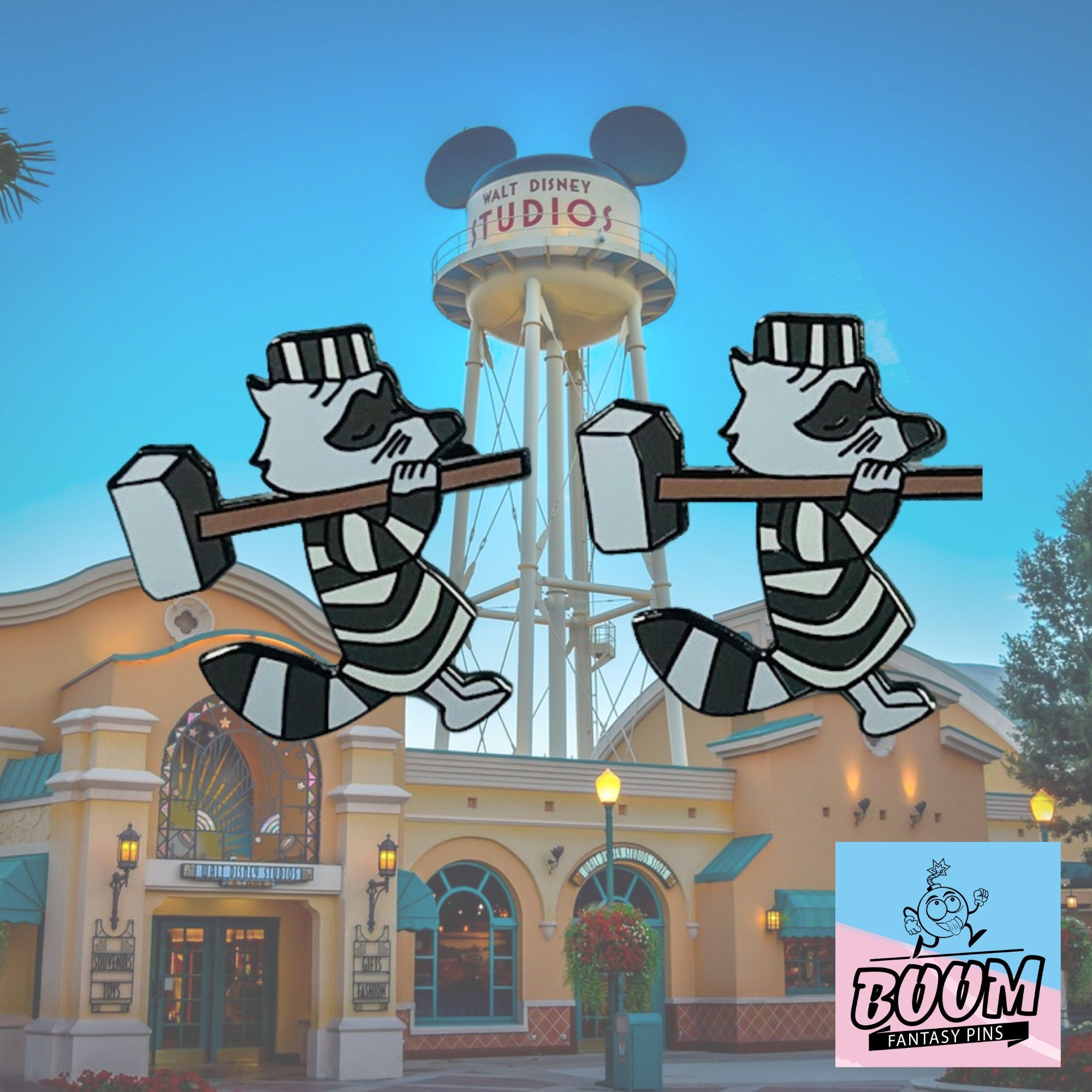 Cufflinks – Recurring Raccoon from Robin Hood – Disney Fantasy