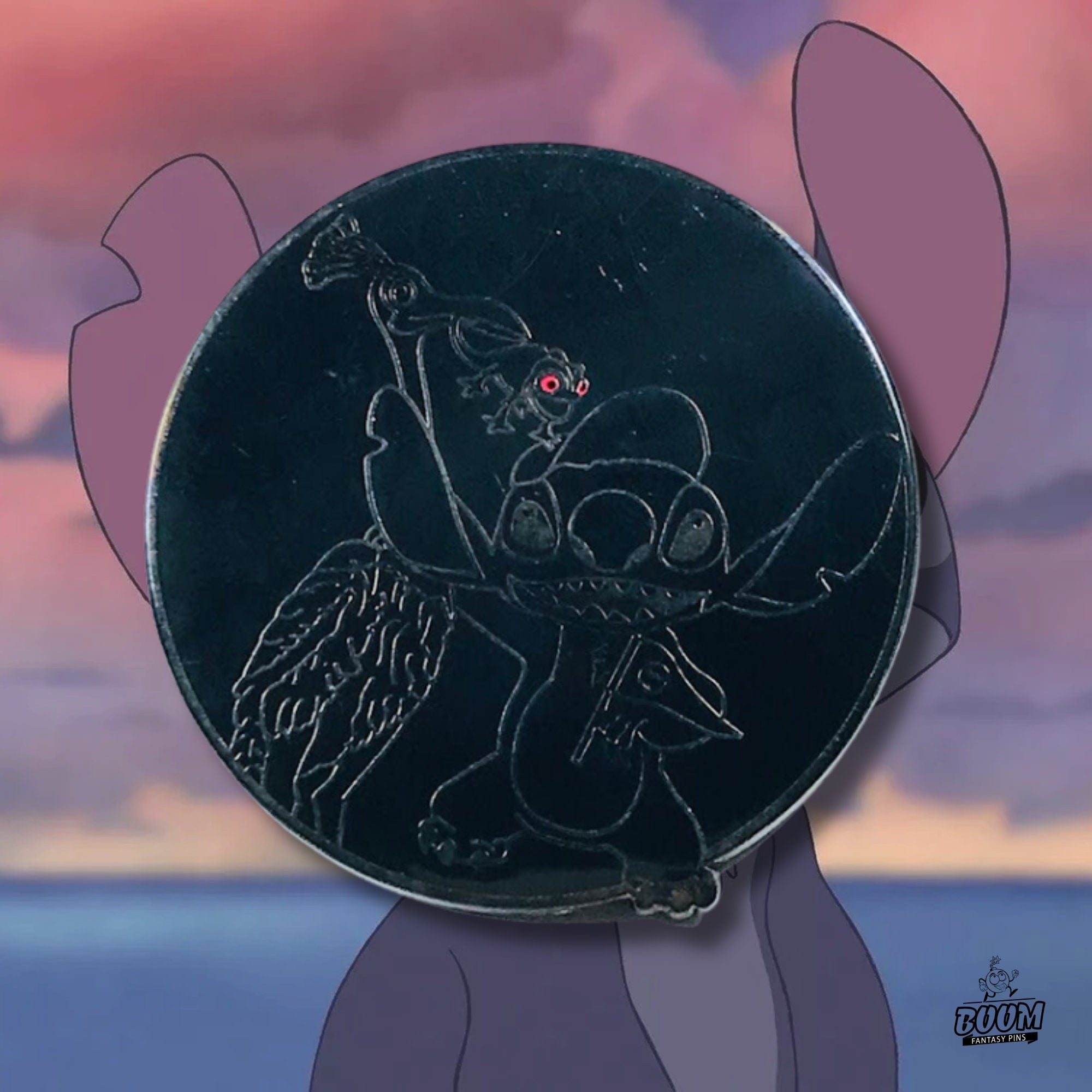 Pin – Stitch Pascal y Kevin de Lilo y Stitch Enredados Disney Fantasy