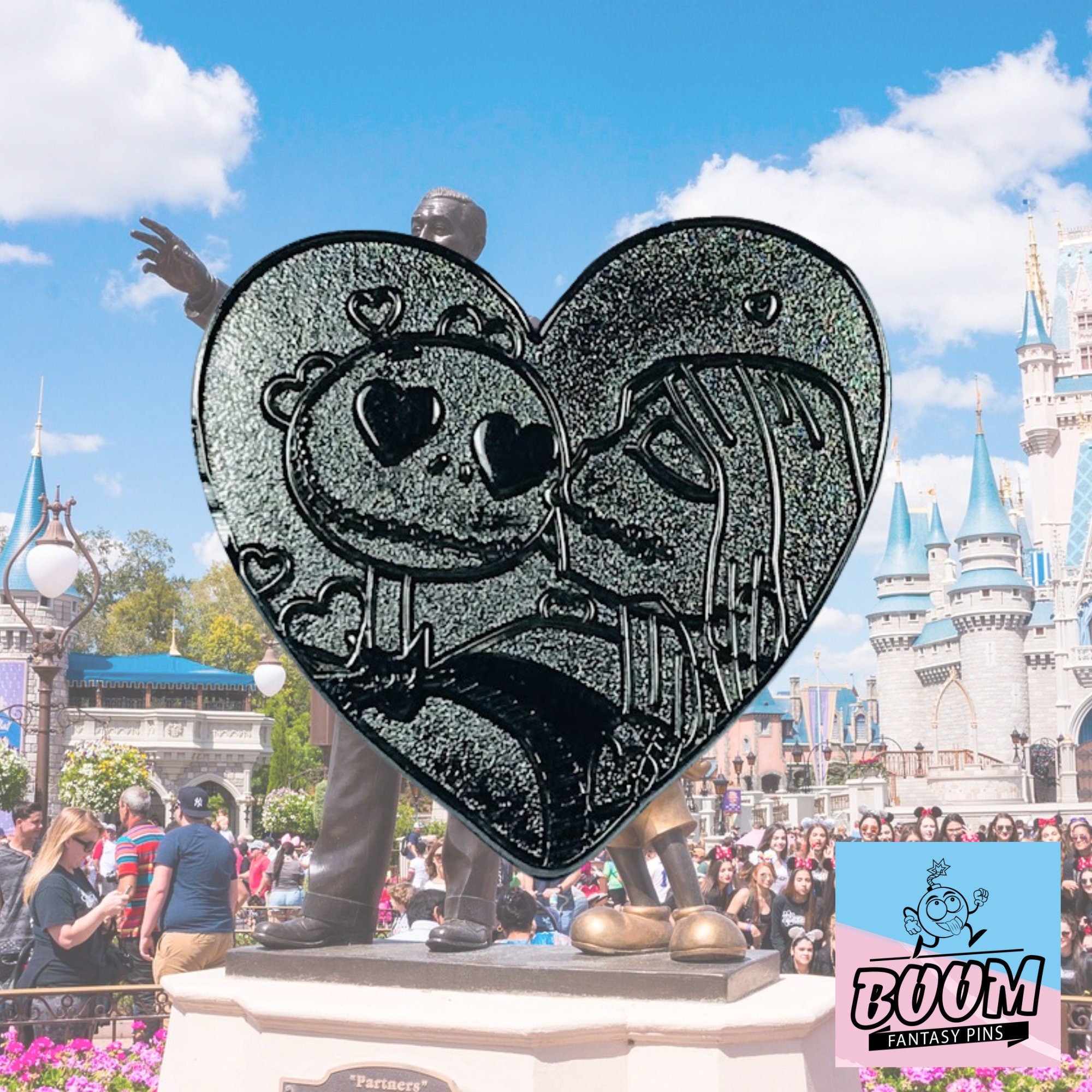 Pin's – Jack Skellington et Sally de L'Étrange Noël de Monsieur Jack – Disney Fantasy