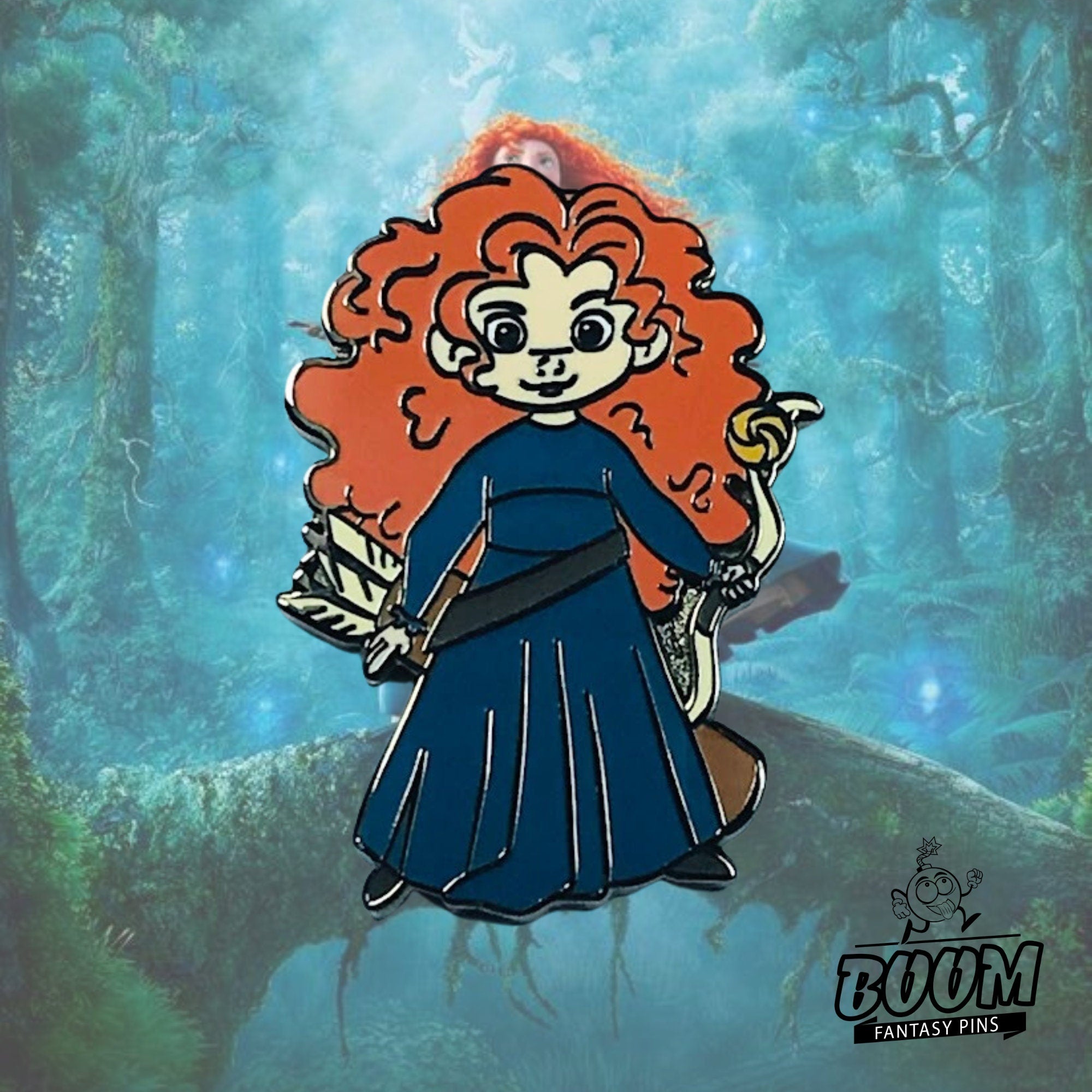 Pin's – Princesse Merida du film Rebelle – Disney Fantasy