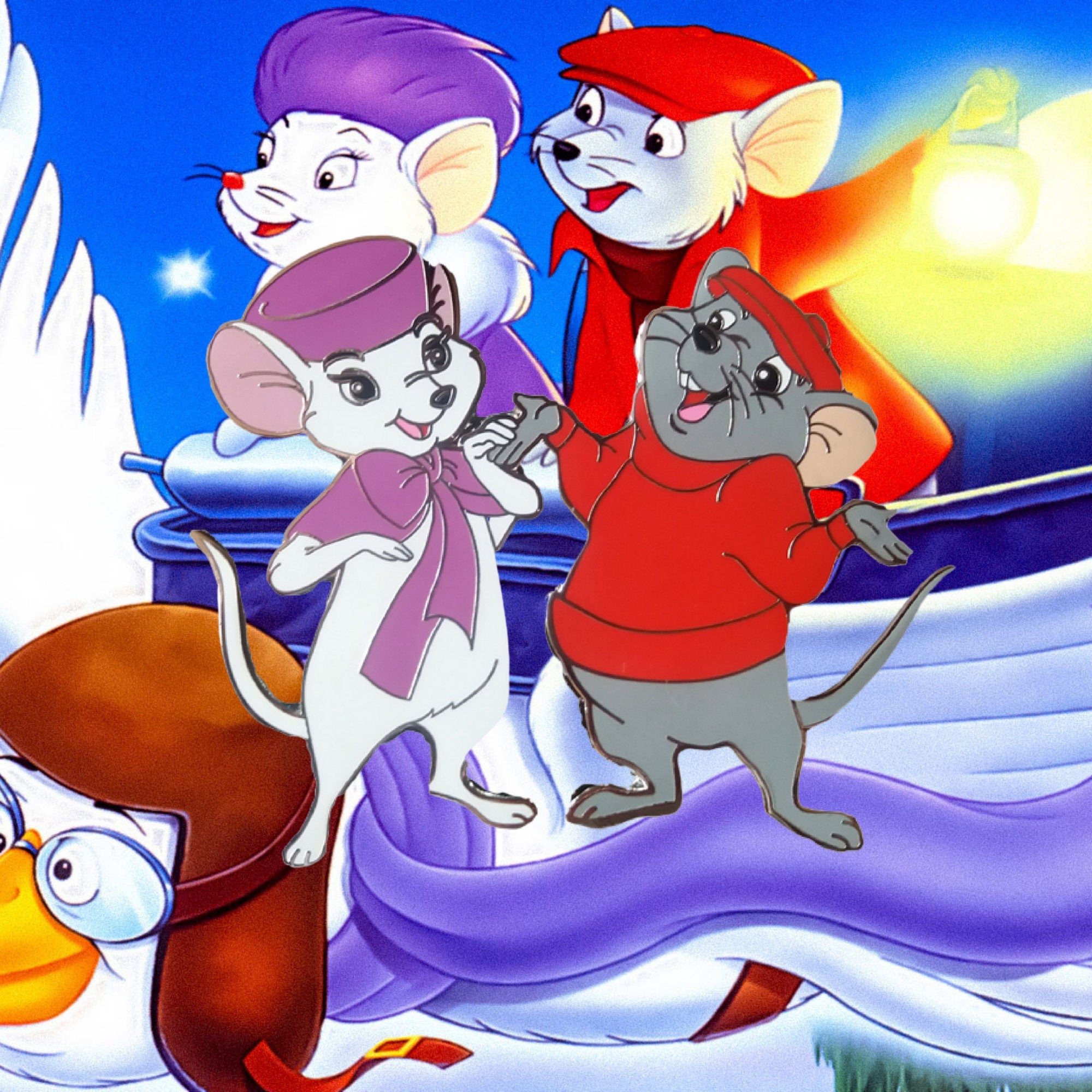 Pin's – Bernard et Miss Bianca du film Les Aventures de Bernard et Bianca – Disney Fantasy