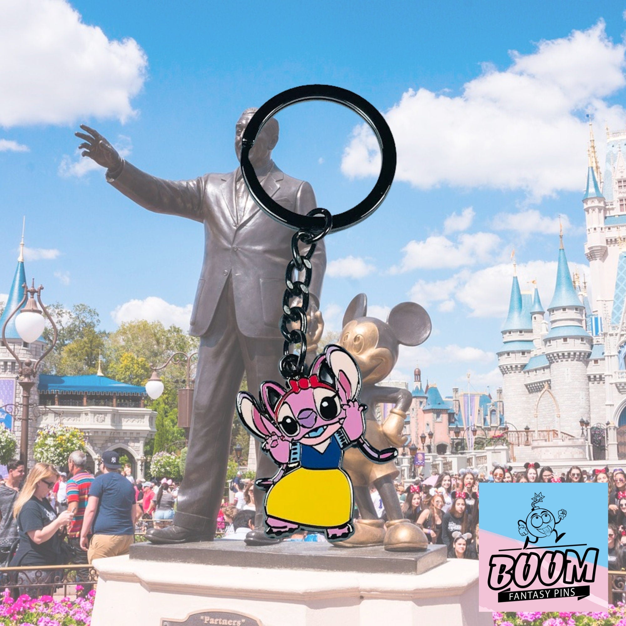 Llavero – Ángel como Blancanieves de Lilo y Stitch – Disney Fantasy